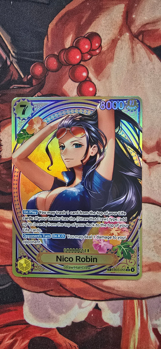 EB03 Nico Robin SP Premium Textured Holo One Piece TCG Proxy Card