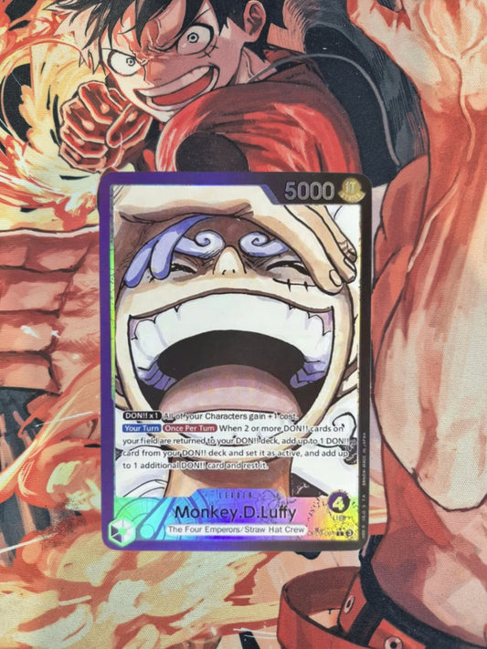 Monkey D Luffy OP09 Leader Textured Holo Alt Art One Piece TCG English Proxy Card