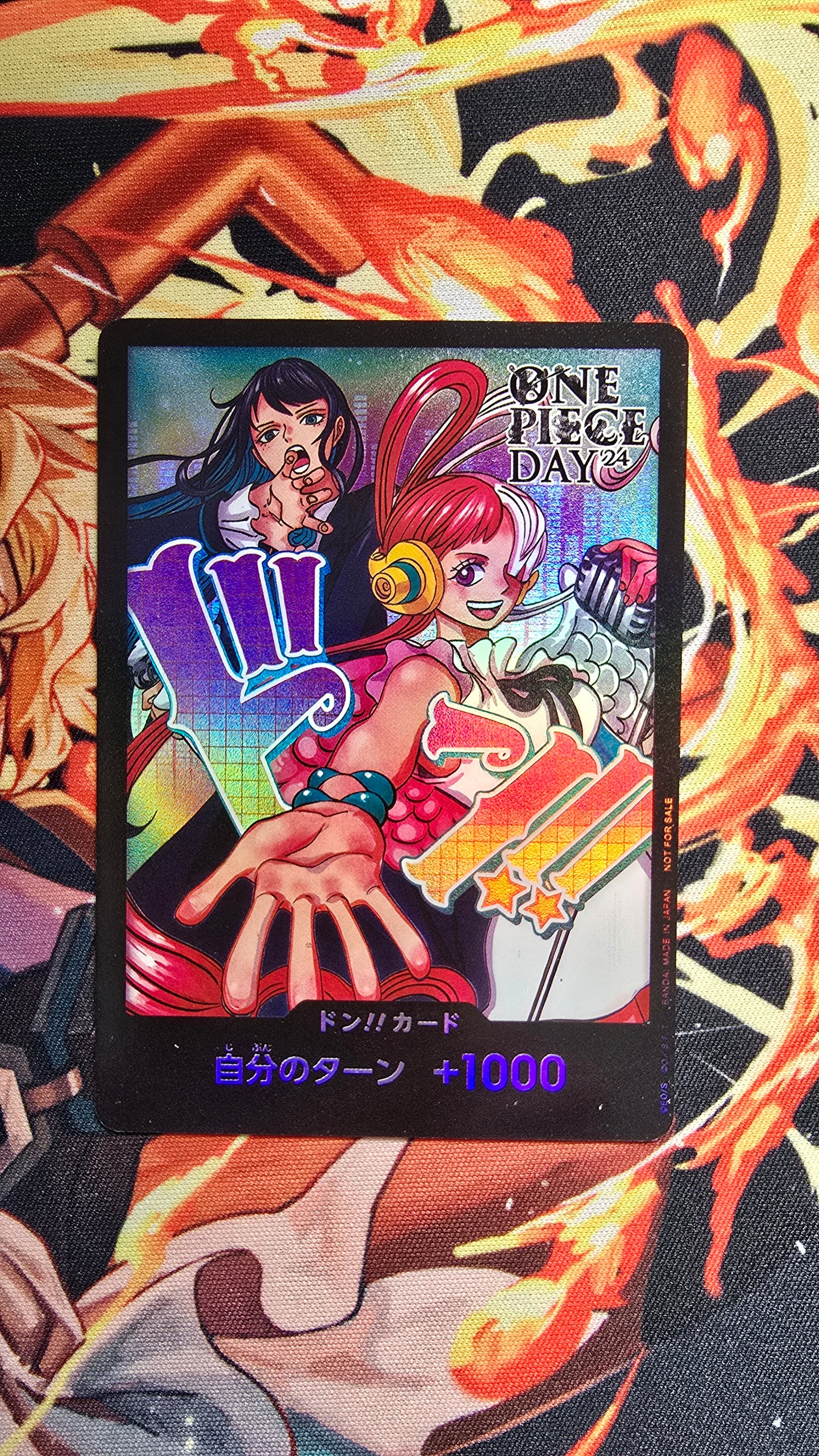 Ado & Uta ONE PIECE Day 2024 Promo Japanese Custom Made Proxy Don!! Card