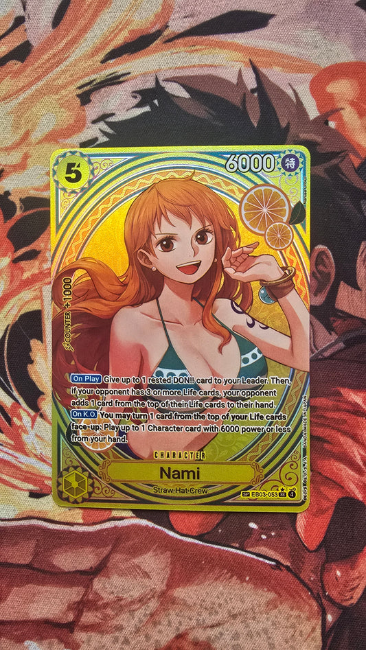 EB03 Nami SP Textured Holo One Piece TCG Proxy Card