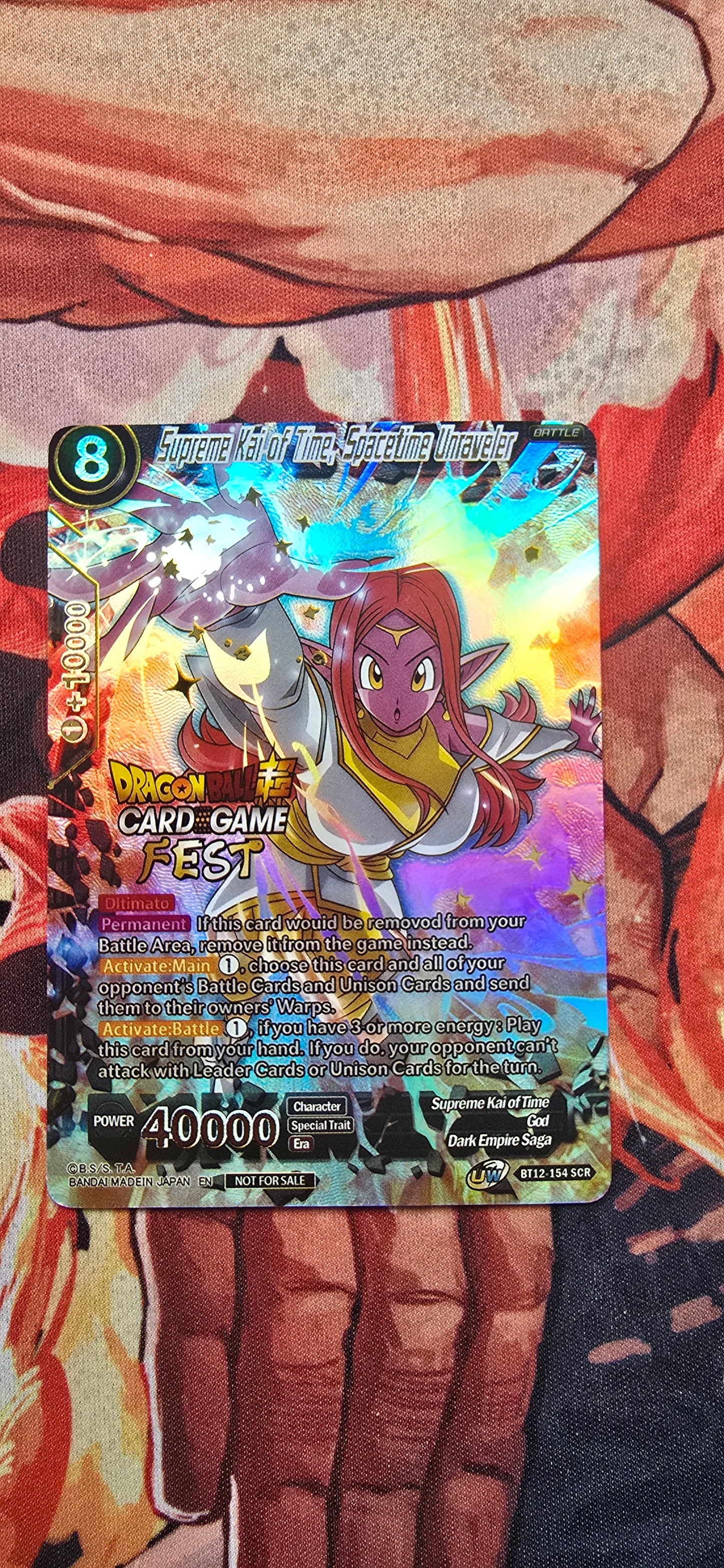 Supreme Kai of Time, Spacetime Unraveler Tournament Promo Dragon Ball Super Proxy Card