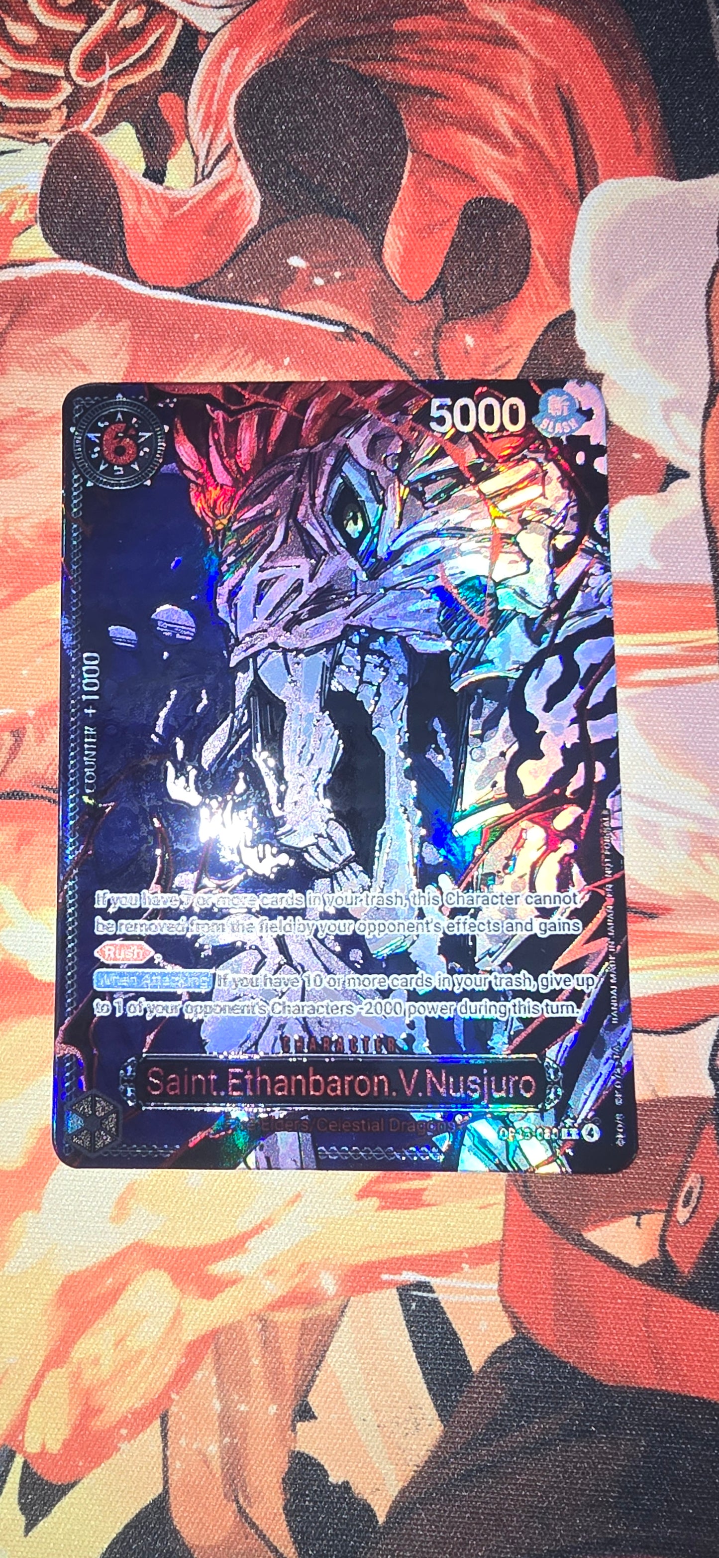 5 Card Bundle: OP13 The Five Elders Gorosei Awakening Yokai Forms Alt Art One Piece Premium Quality Textured Proxy Custom Made Cards