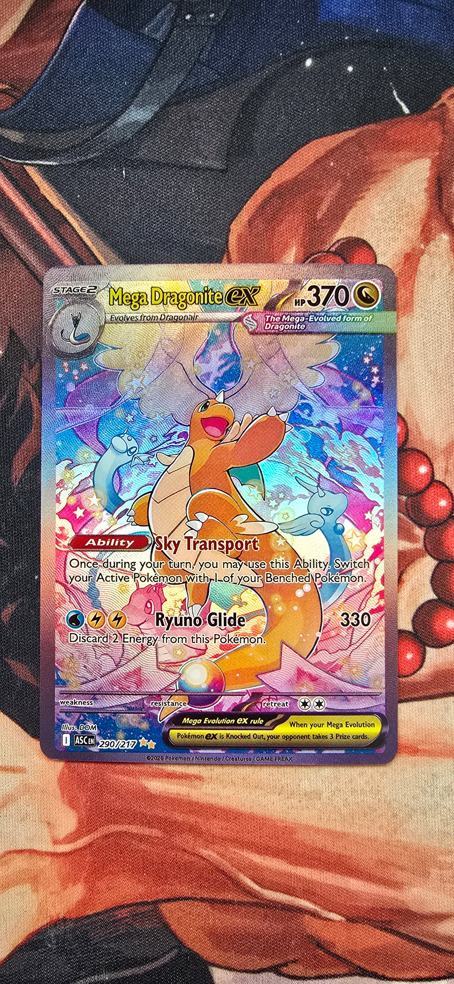 Mega Dragonite ex SIR Ascended Heroes Pokemon Proxy Card English