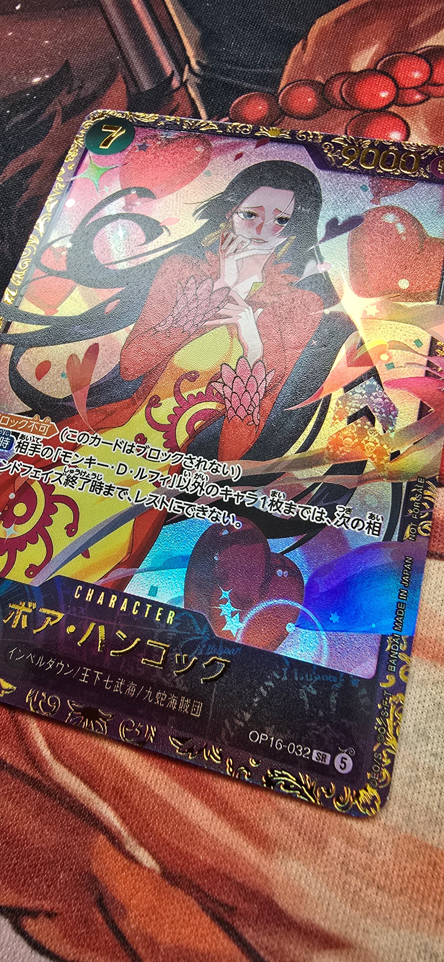 Boa Hancock Flagship Battle OP16-032 One Piece TCG Textured Custom Made Proxy Card Japanese