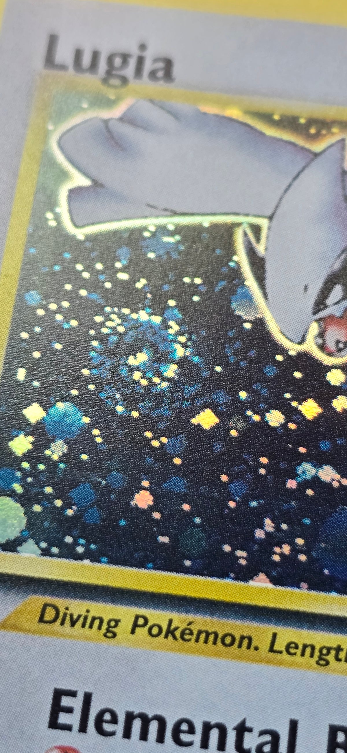 1st Edition Lugia 9/111 Neo Genesis SWIRL Holo Pokemon TCG Card Proxy
