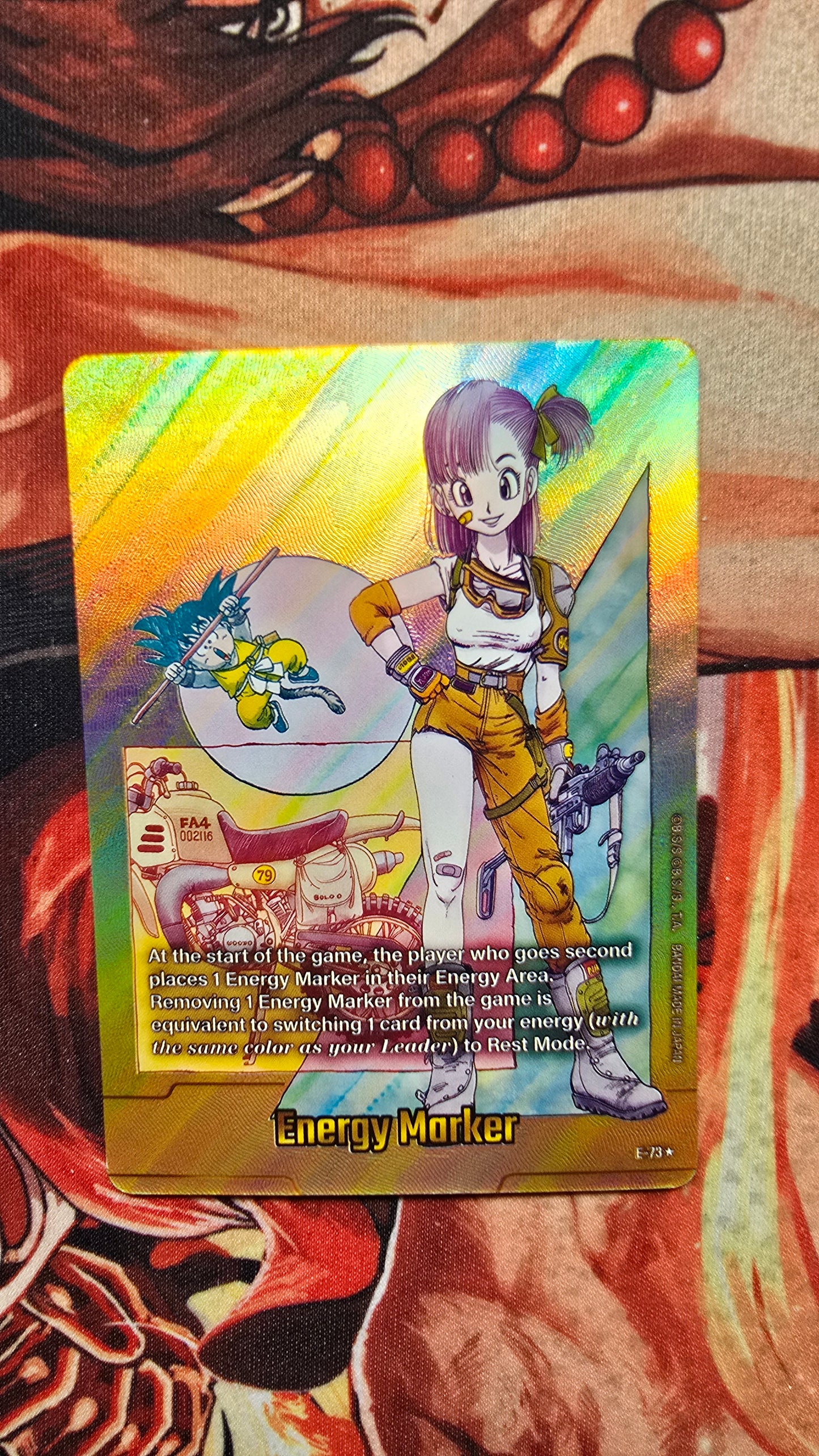 Dragon Ball Super Card Game Fusion World Energy Markers Custom Made Cards