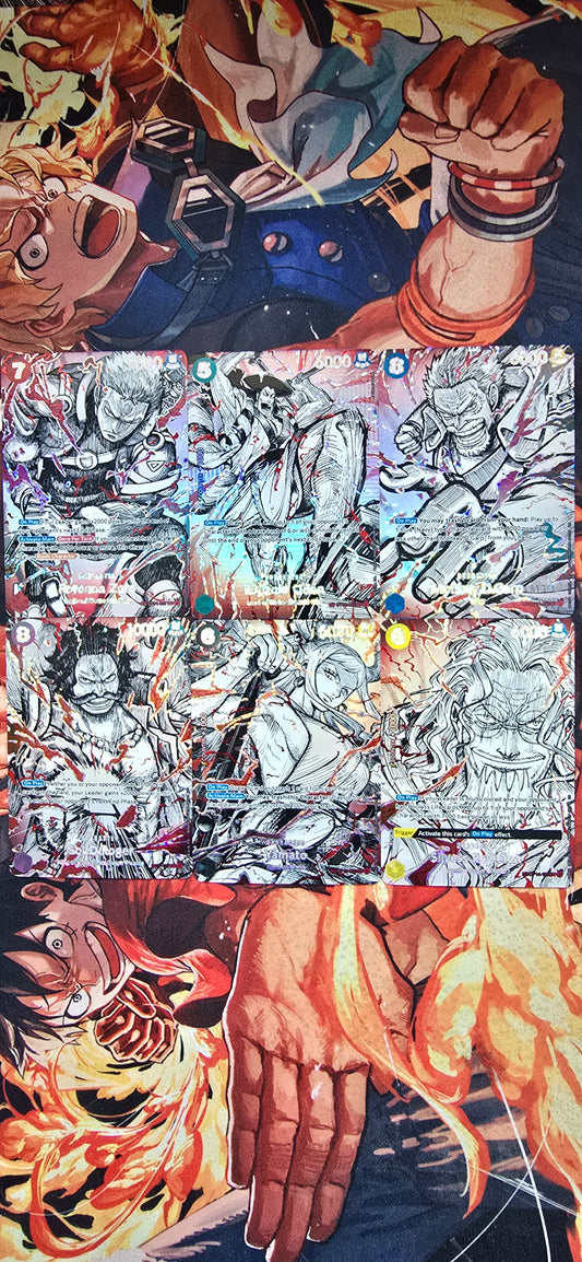 OP17 Haki SP Cards! One Piece Card Game OP TCG Premium Holo Custom Made Proxy Cards
