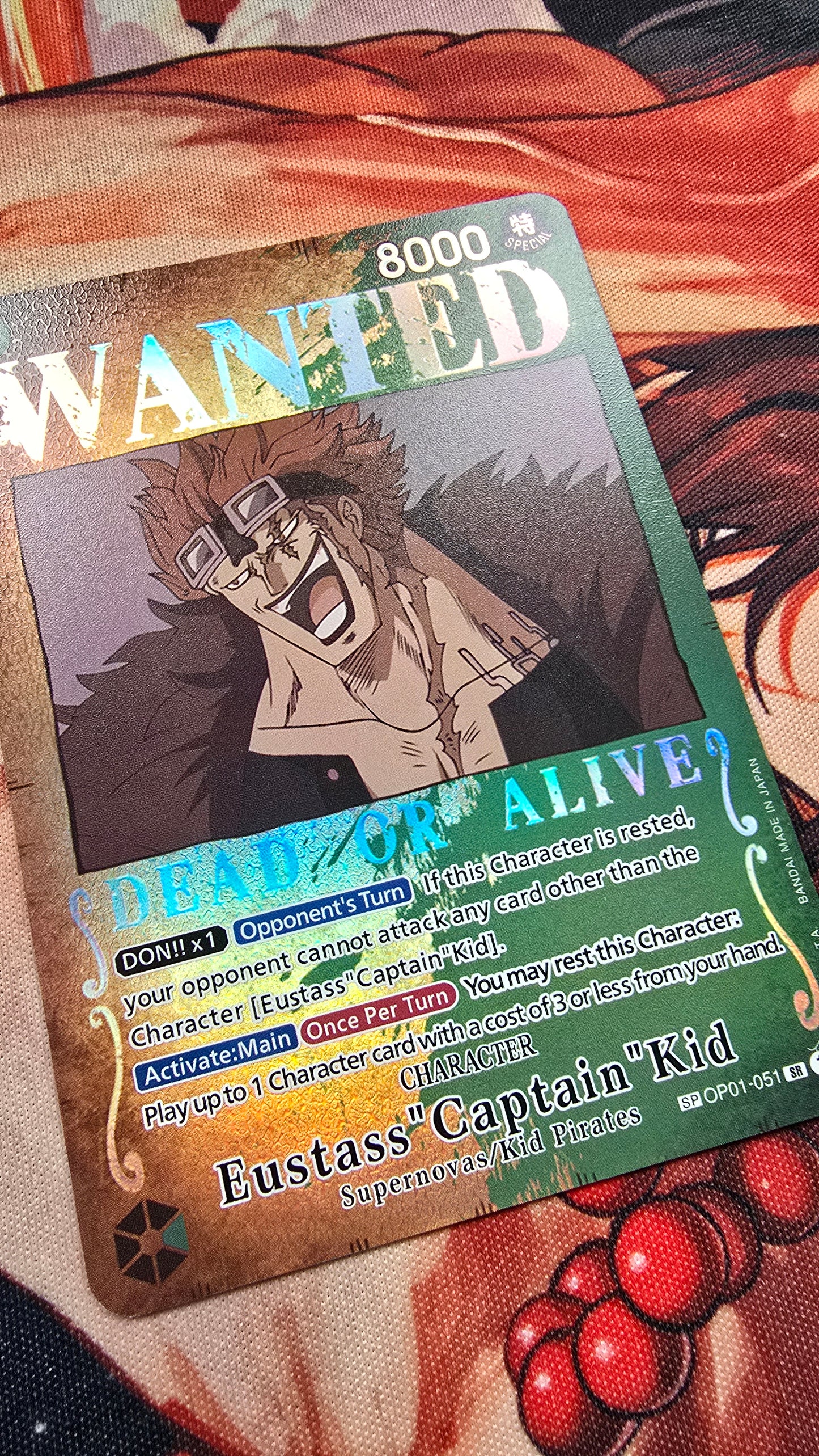 SP Wanted Posters Pillars of Strength One Piece TCG Textured Promo Custom Made Cards
