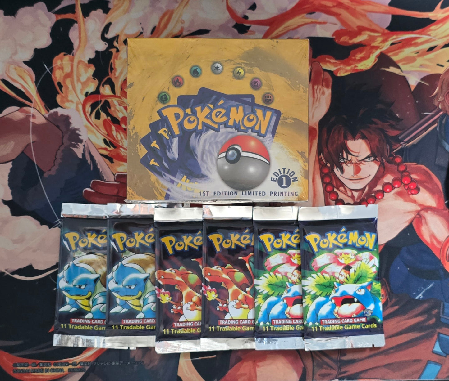 WOTC 1999 1st Edition Booster Box Sealed (396 cards: 36 Booster Packs) Pokemon Base Set Custom Made