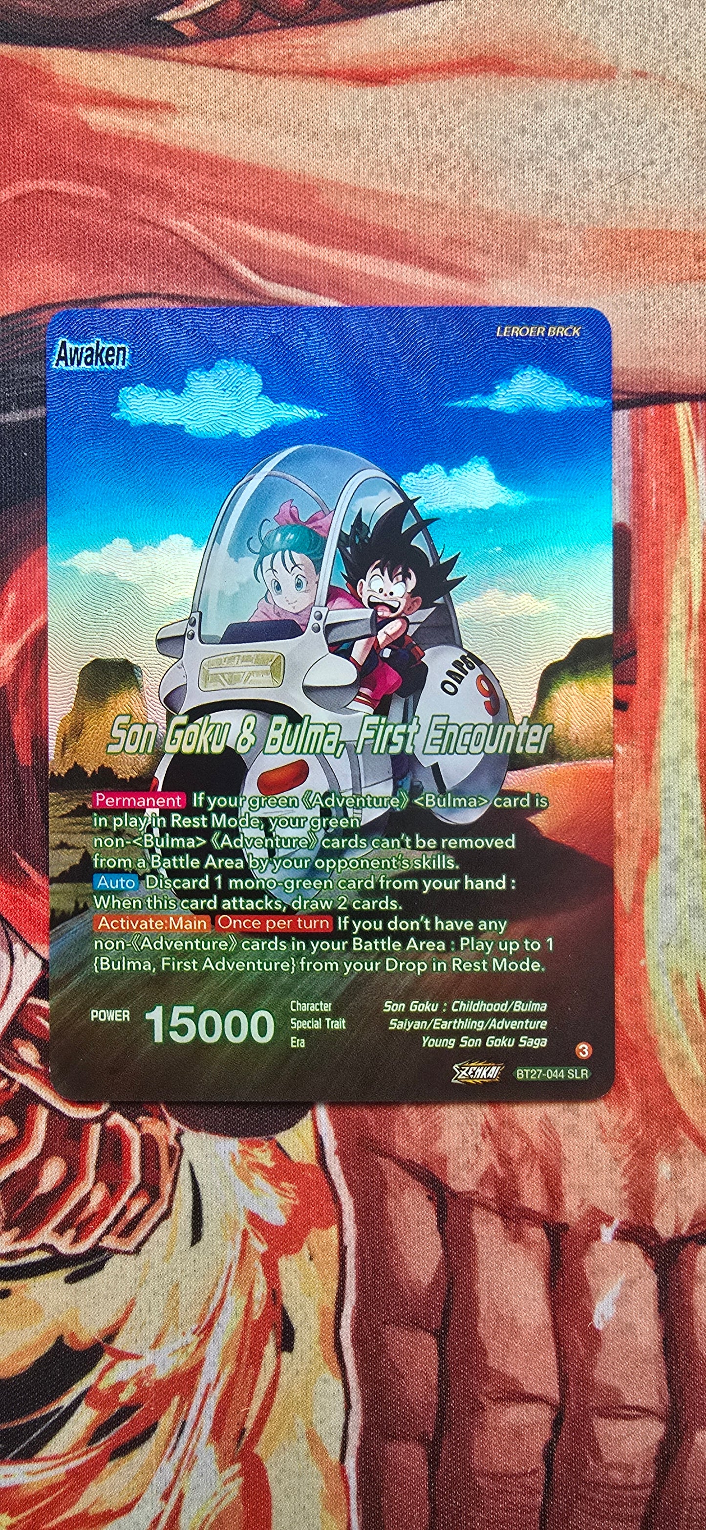 Son Goku & Bulma, First Encounter Dragon Ball Super Card Proxy
