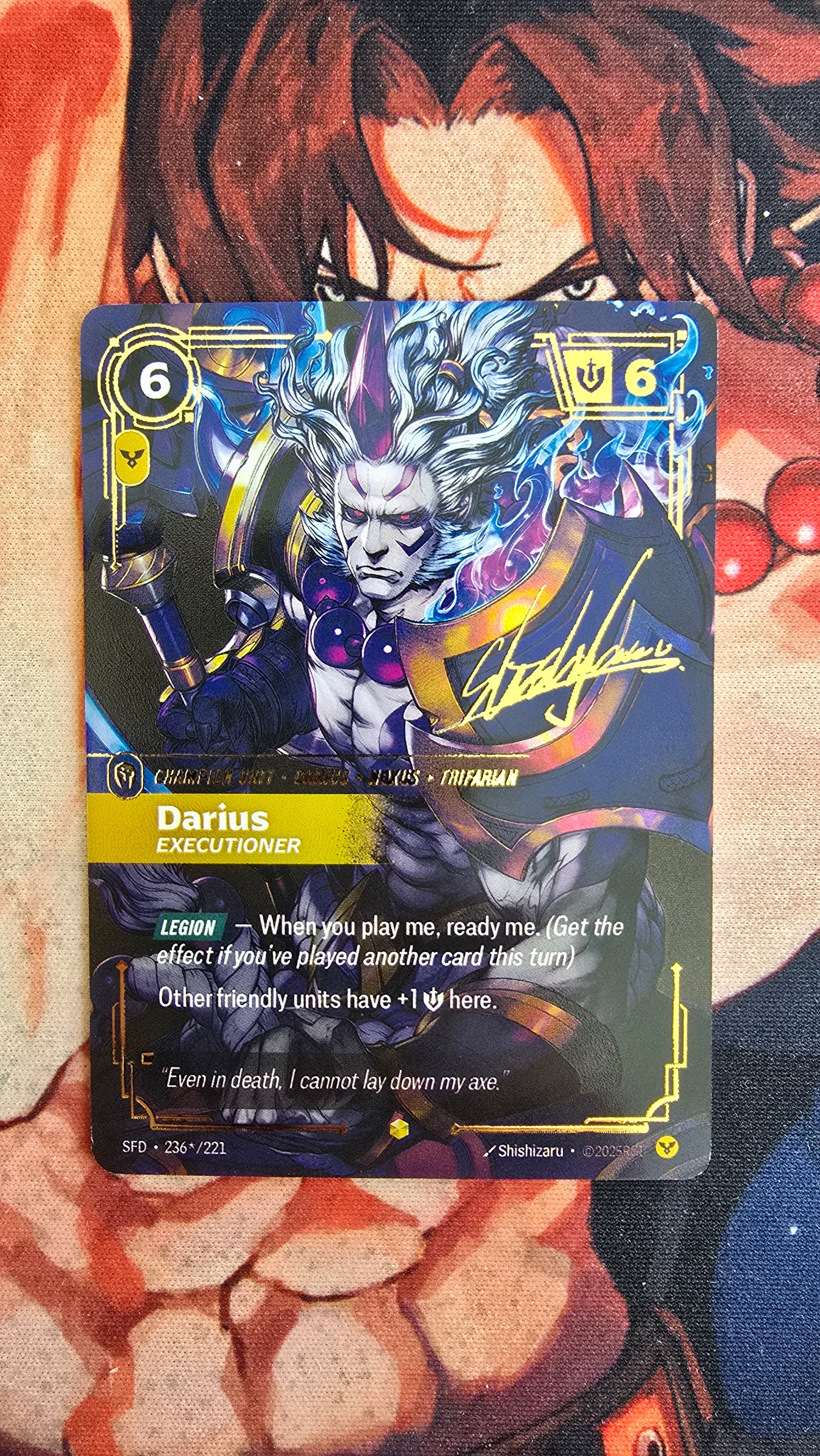 League of Legends Spiritforged Signed Overnumbered Riftbound TCG Textured Promo Custom Made Cards