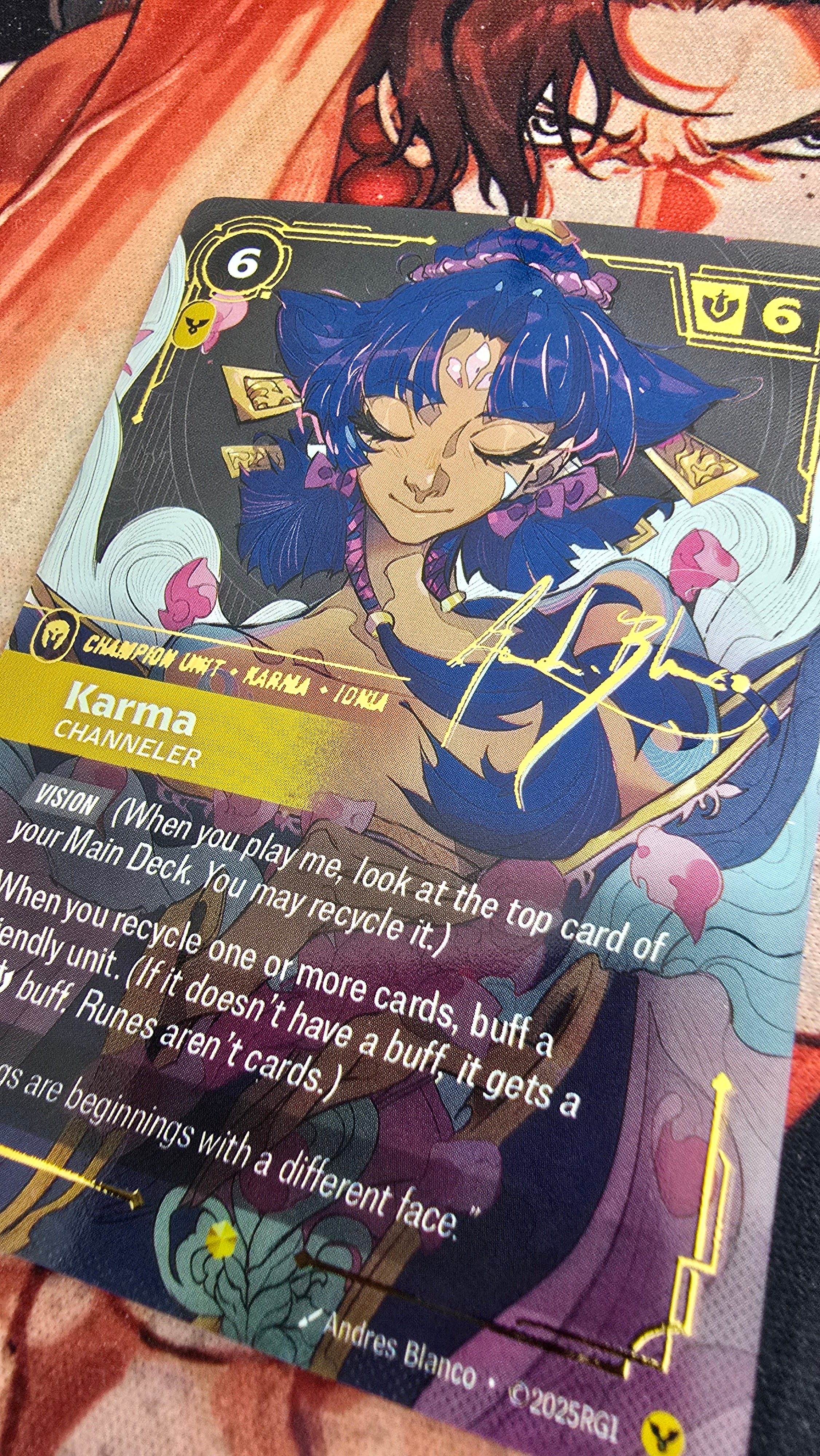 League of Legends Spiritforged Signed Overnumbered Riftbound TCG