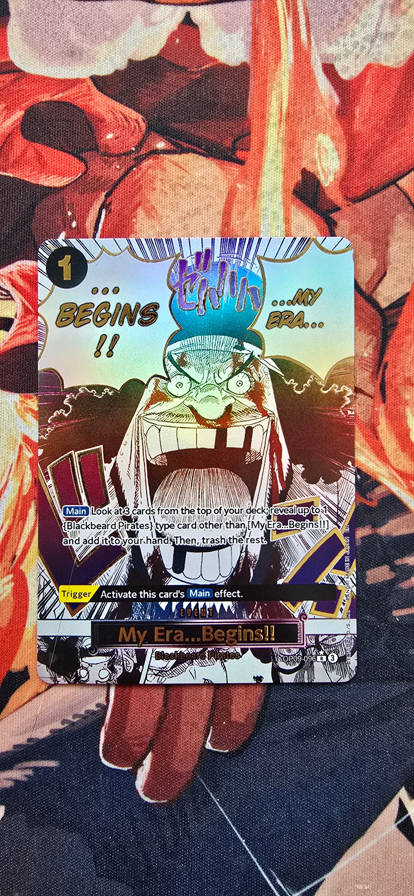 Manga PRB02 My Era Begins One Piece Premium Quality Textured Proxy Custom Made Card