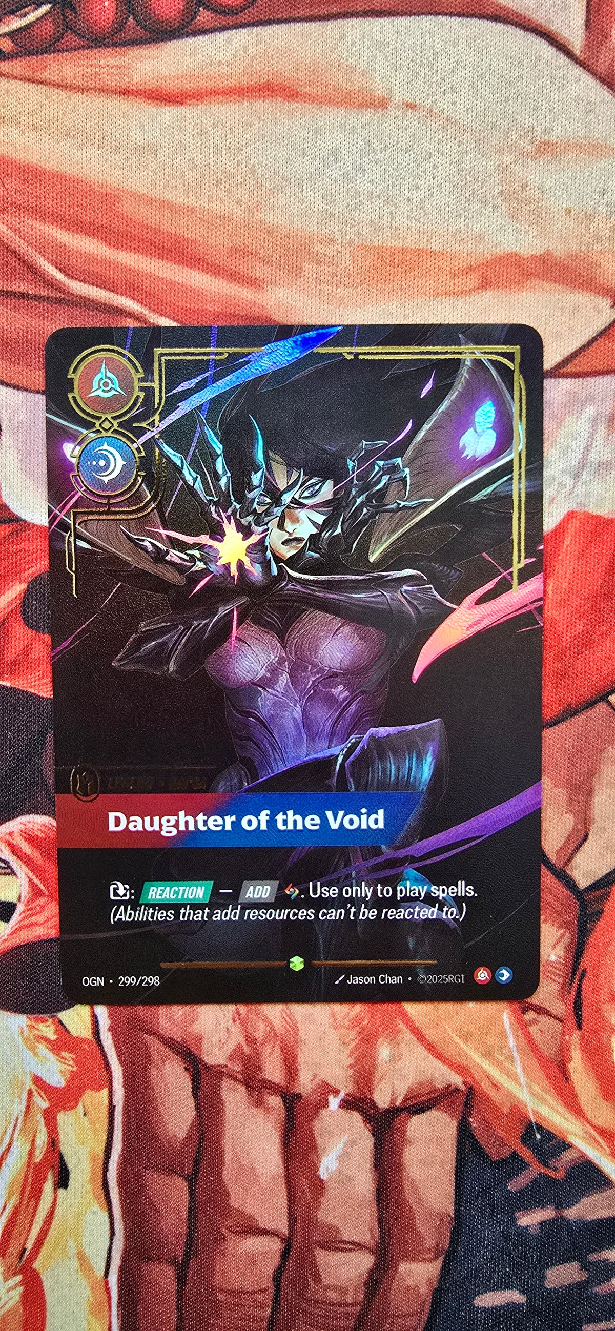 Kai'sa Daughter Of The Void Overnumber League of Legends Origins Riftbound TCG Textured Holo Custom Made Cards