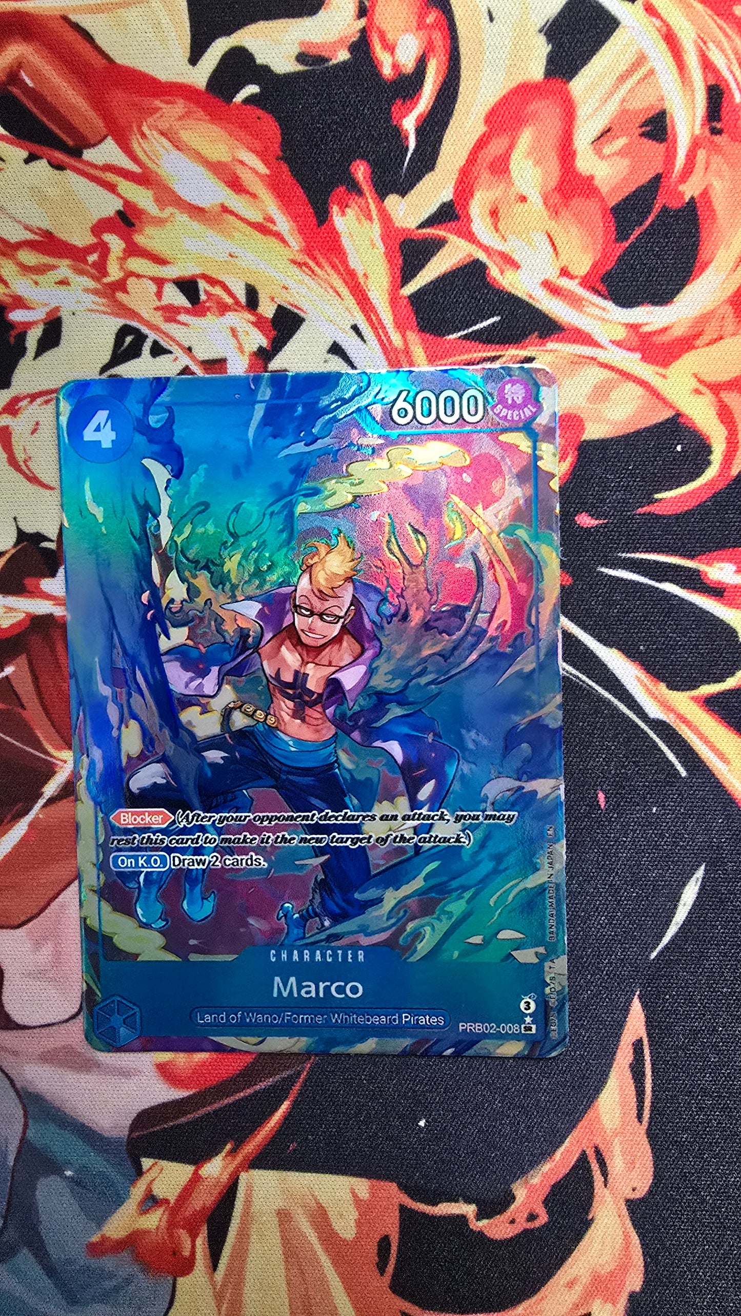 PRB02 Marco Alt Art Textured Holo One Piece TCG Proxy Card