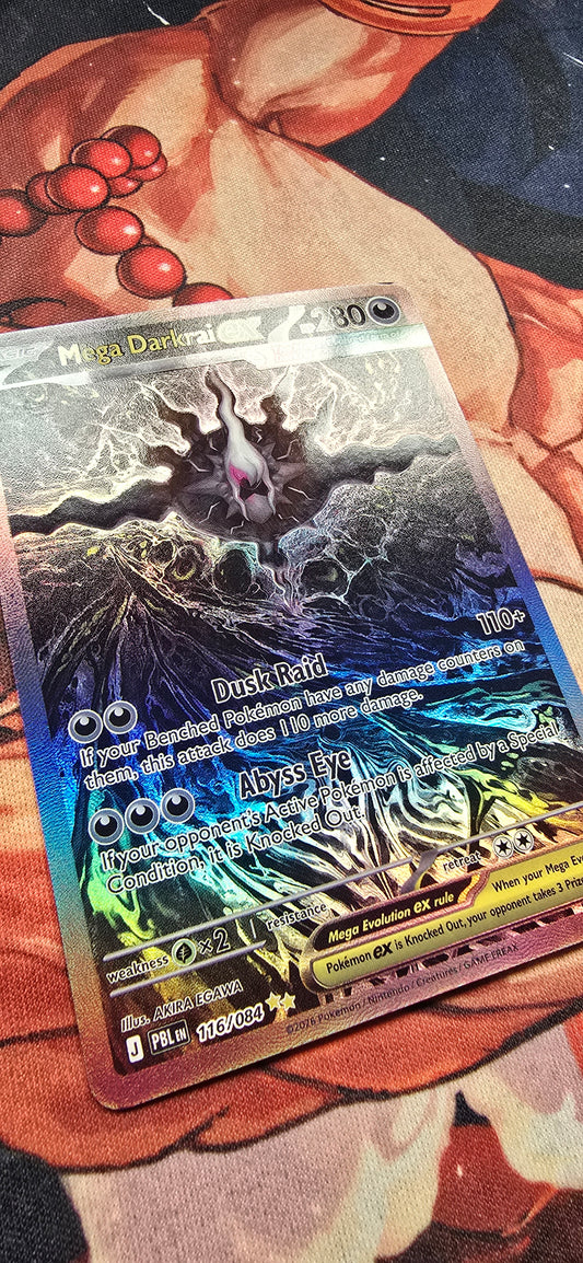 Mega Darkrai ex SIR Pitch Black Pokemon Card Custom Made Proxy