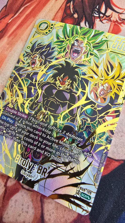 Broly BR FB06-120 Super Alternate Art Rivals Clash Dragon Ball Card Proxy English