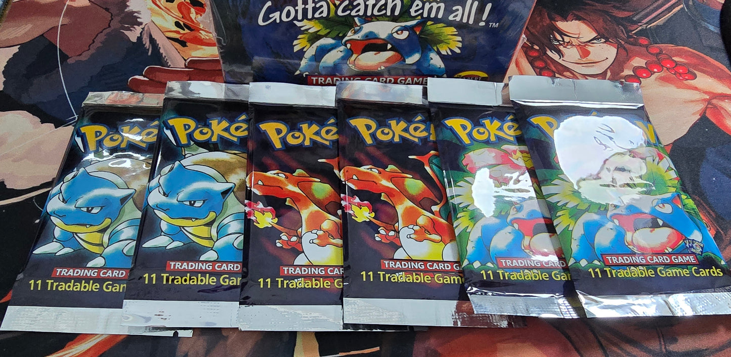 WOTC 1999 1st Edition Booster Box Sealed (396 cards: 36 Booster Packs) Pokemon Base Set Custom Made