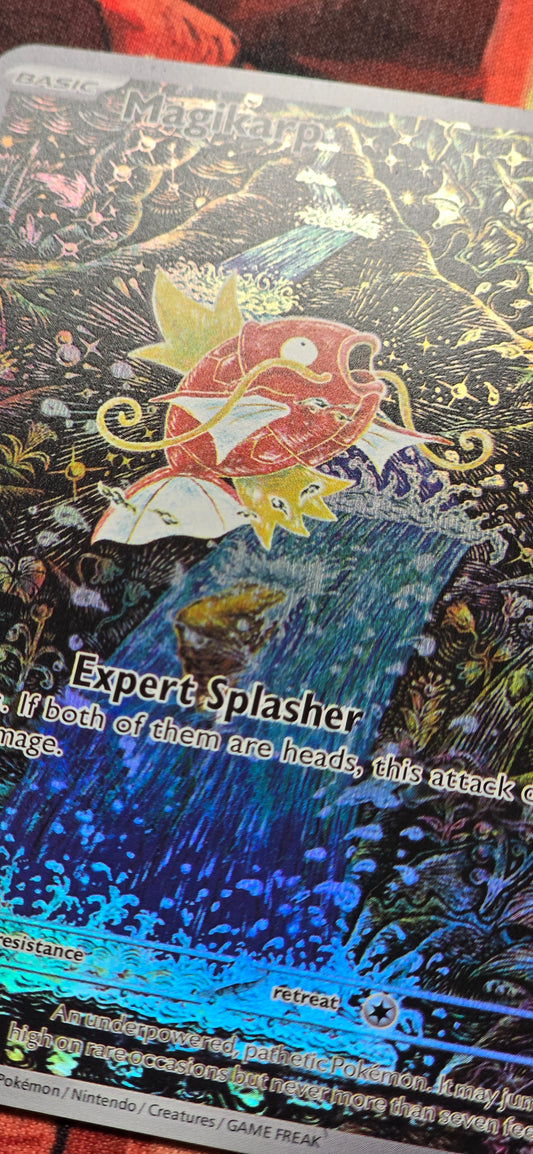 Magikarp 203/193 Scarlet & Violet Paldea Evolved Holofoil Pokemon Custom Made Proxy Card