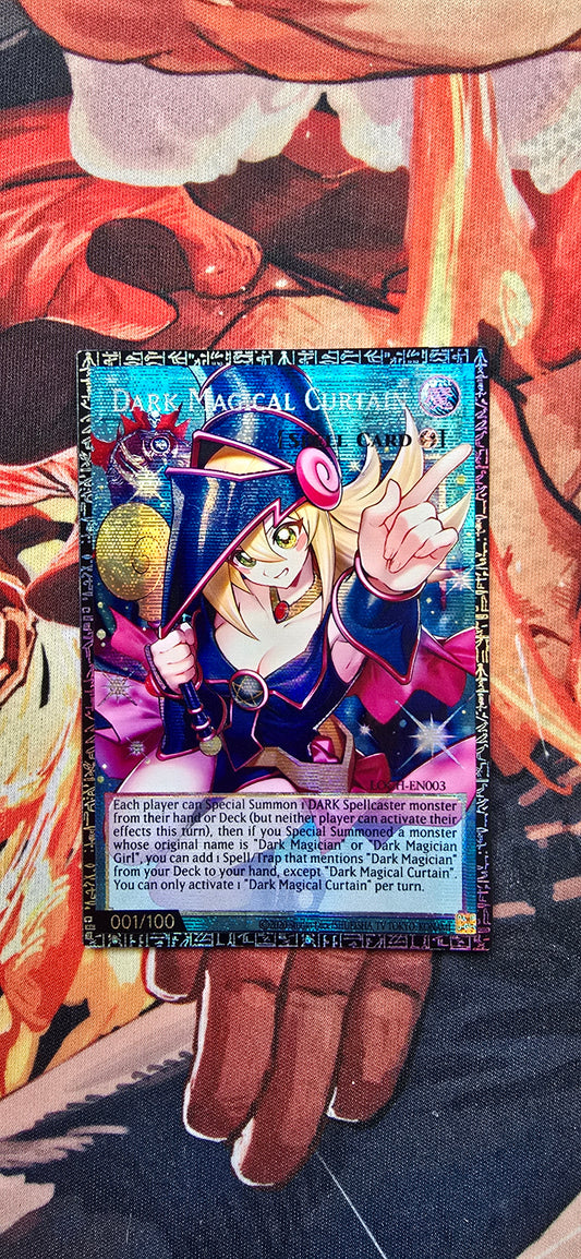 Dark Magical Curtain GMR Grandmaster Serial Yugioh Card Game TCG Premium Textured Custom Made Proxy English