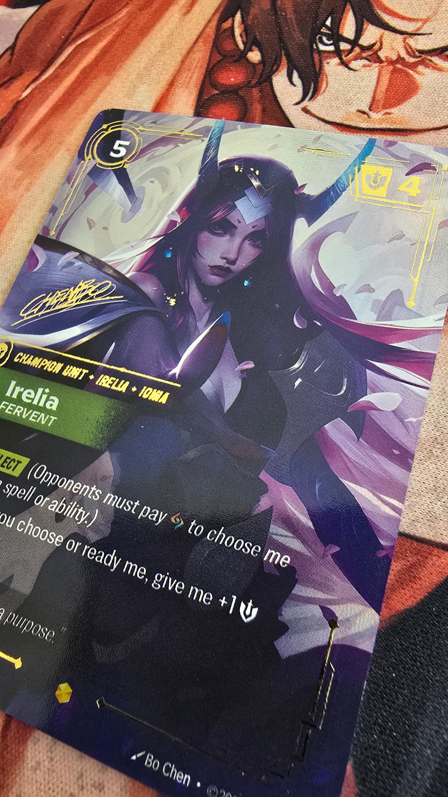 League of Legends Spiritforged Signed Overnumbered Riftbound TCG Textured Promo Custom Made Cards