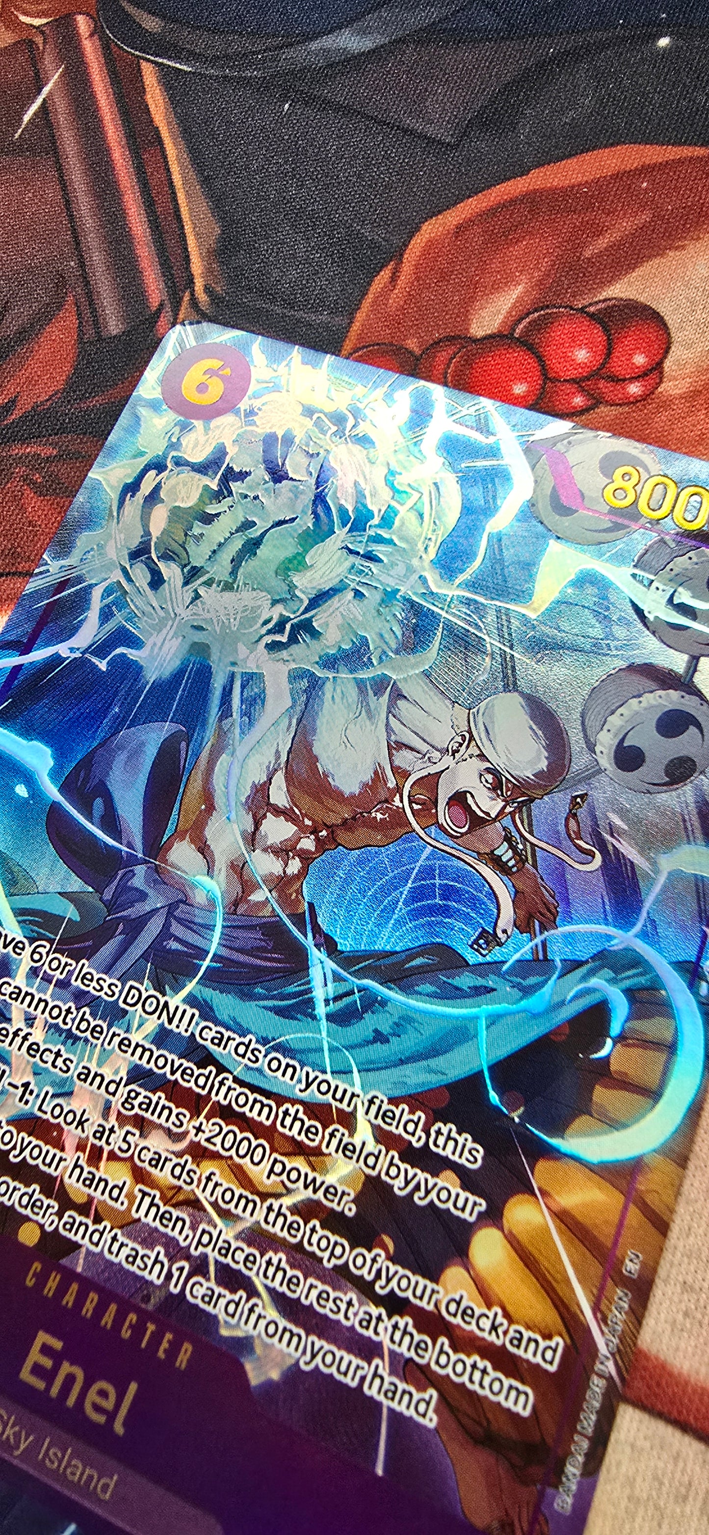 OP15 Enel SEC Alt Art Event Card One Piece Premium Textured Proxy English
