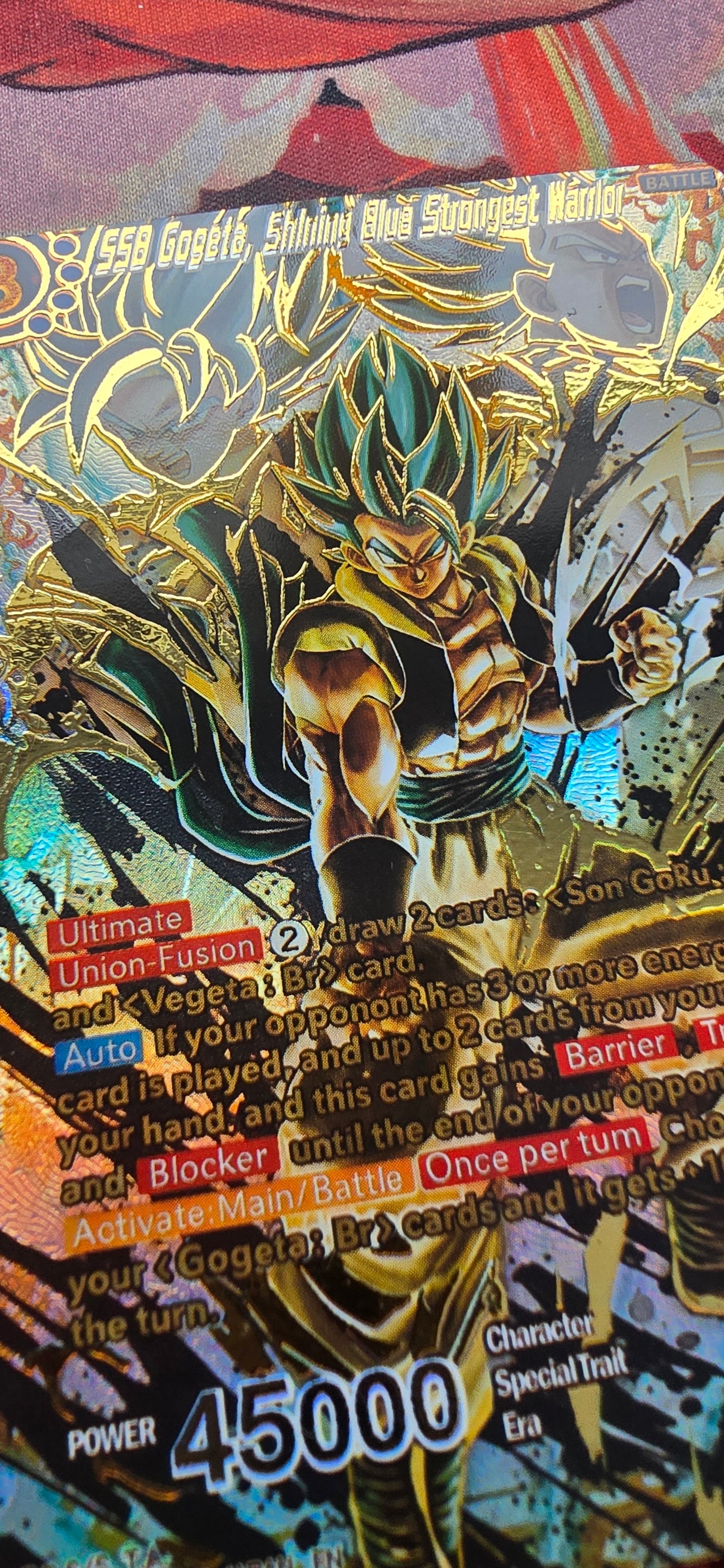 PREORDER: SSB Gogeta, Shining Blue Strongest Warrior BT26-138 Dragon Ball Super Proxy Card