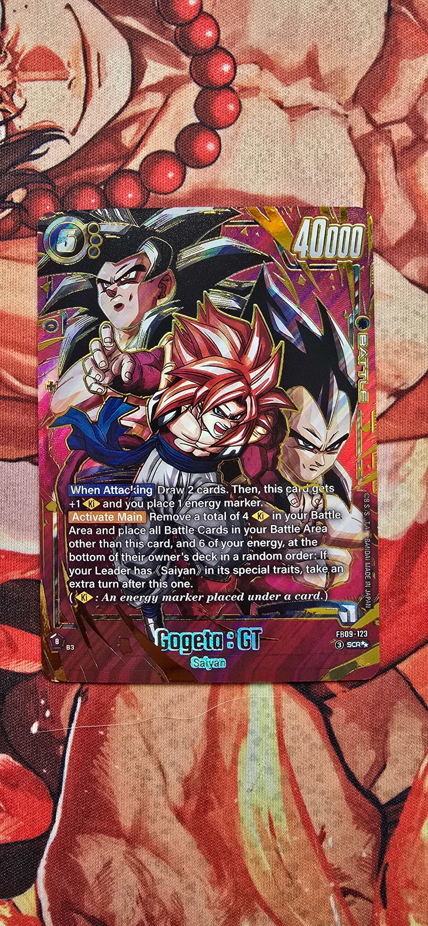 Gogeta GT FB09-123 Dragon Ball Fusion World Dual Evolution Proxy Card – OP PROXIES TCG
