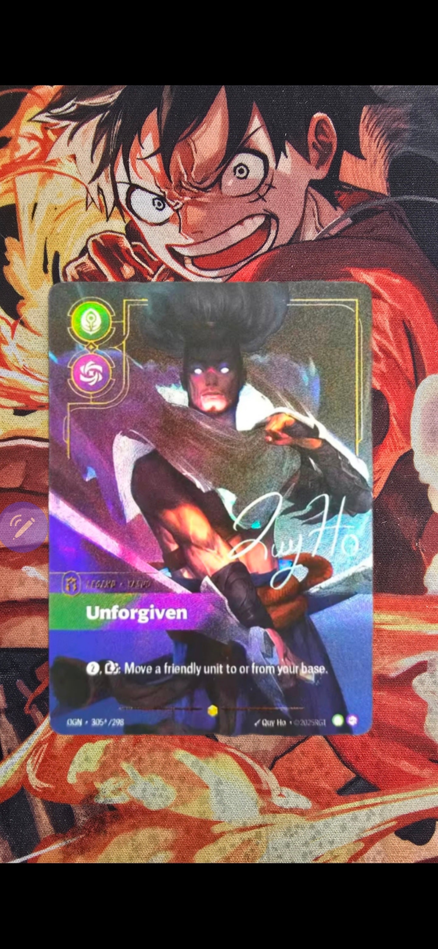 PREORDER - League of Legends Origins Signed Overnumbered Riftbound TCG Textured Promo Custom Made Cards