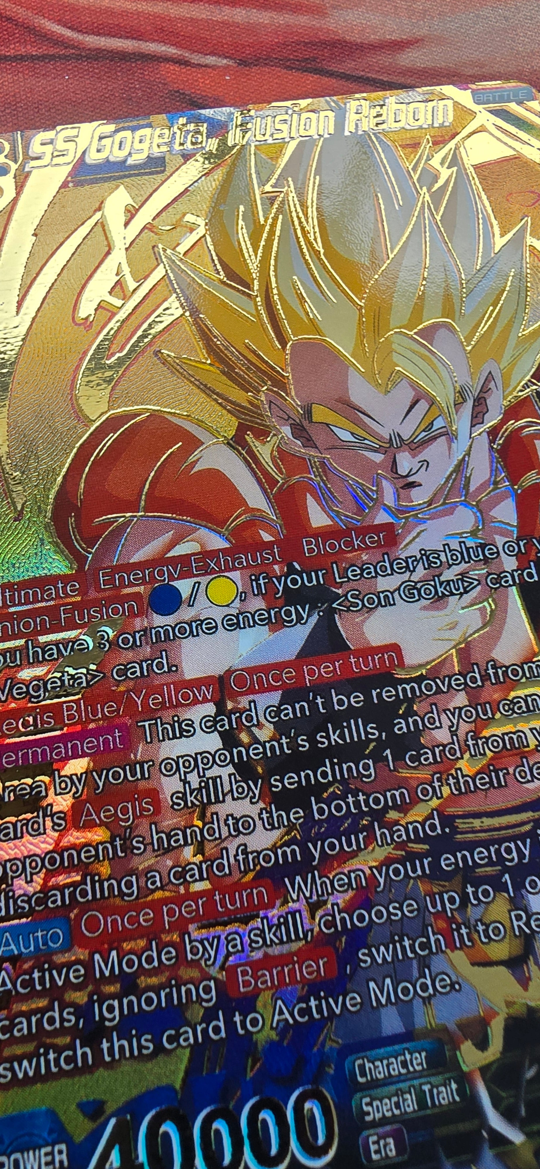 SS Gogeta, Fusion Reborn BT22-140 Dragon Ball Super Critical Blow Prox – OP  Proxies TCG