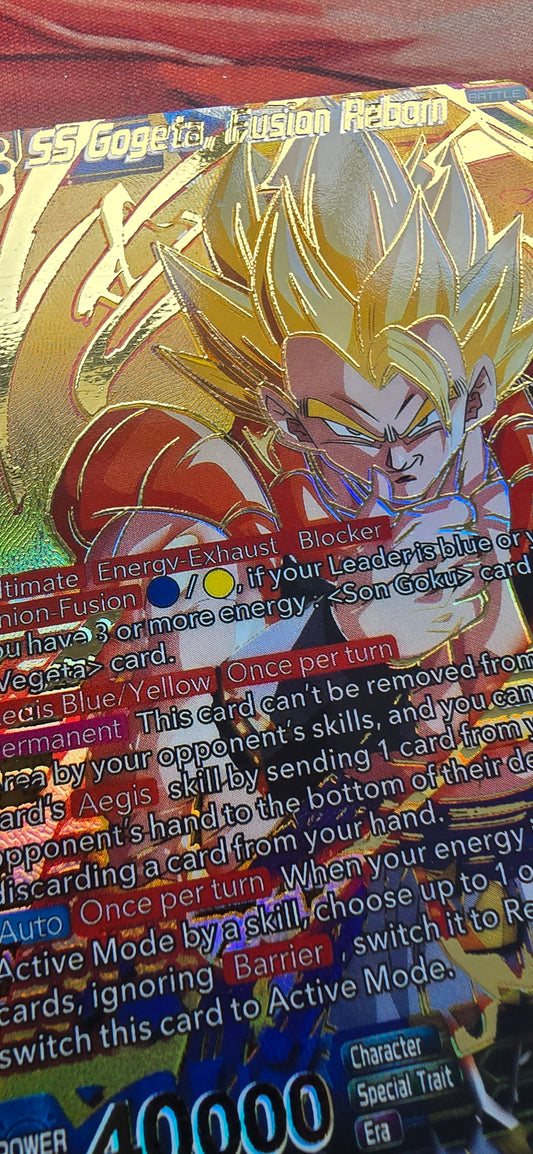 SS Gogeta, Fusion Reborn BT22-140 Dragon Ball Super Critical Blow Proxy Card