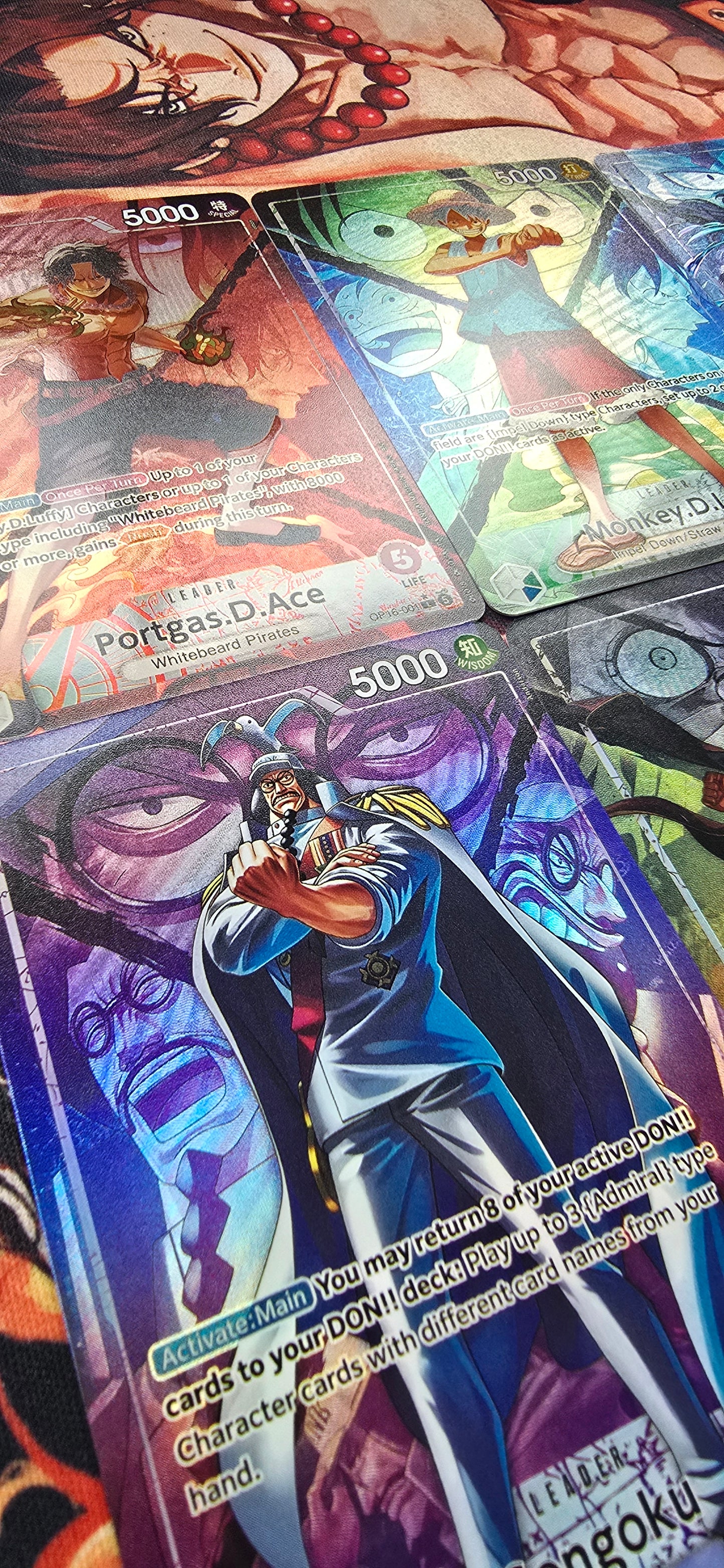 6 Card Bundle: OP16 Alt Art Leaders Holo One Piece TCG Proxy Cards English