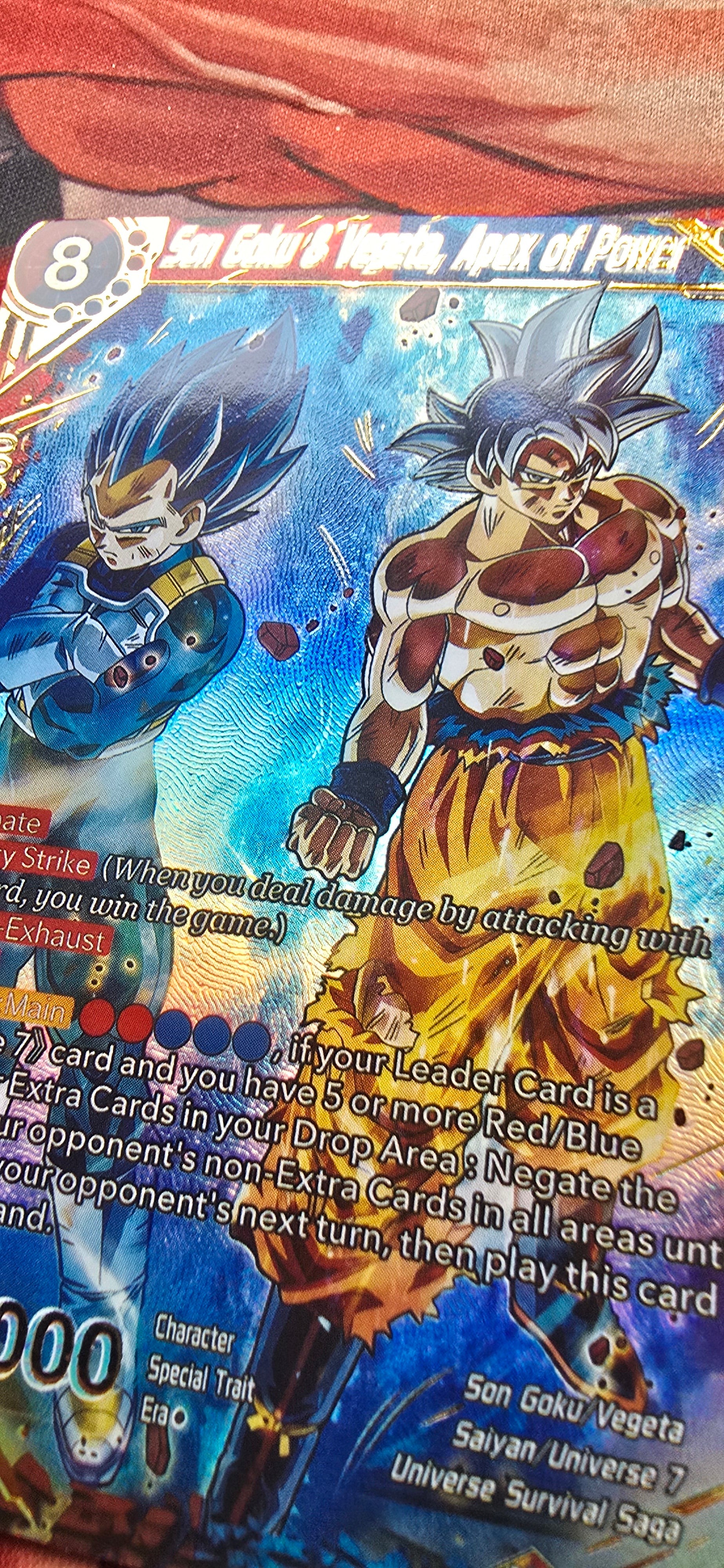 Son Goku & Vegeta, Apex Of Power BT9-136 Universal Onslaught