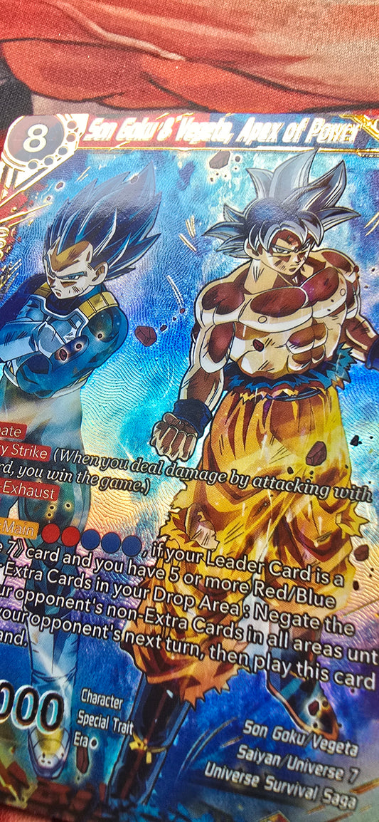 Son Goku & Vegeta, Apex Of Power BT9-136 Universal Onslaught Dragon Ball Super Proxy Card