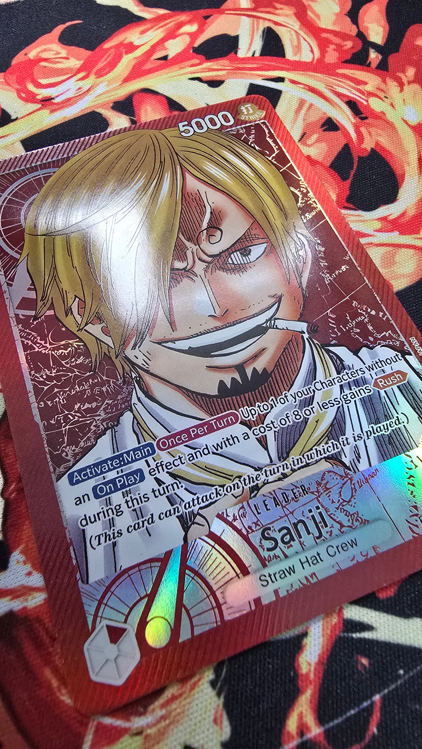 PROB01 Sanji Leader Alt Art Holo One Piece TCG Proxy Card