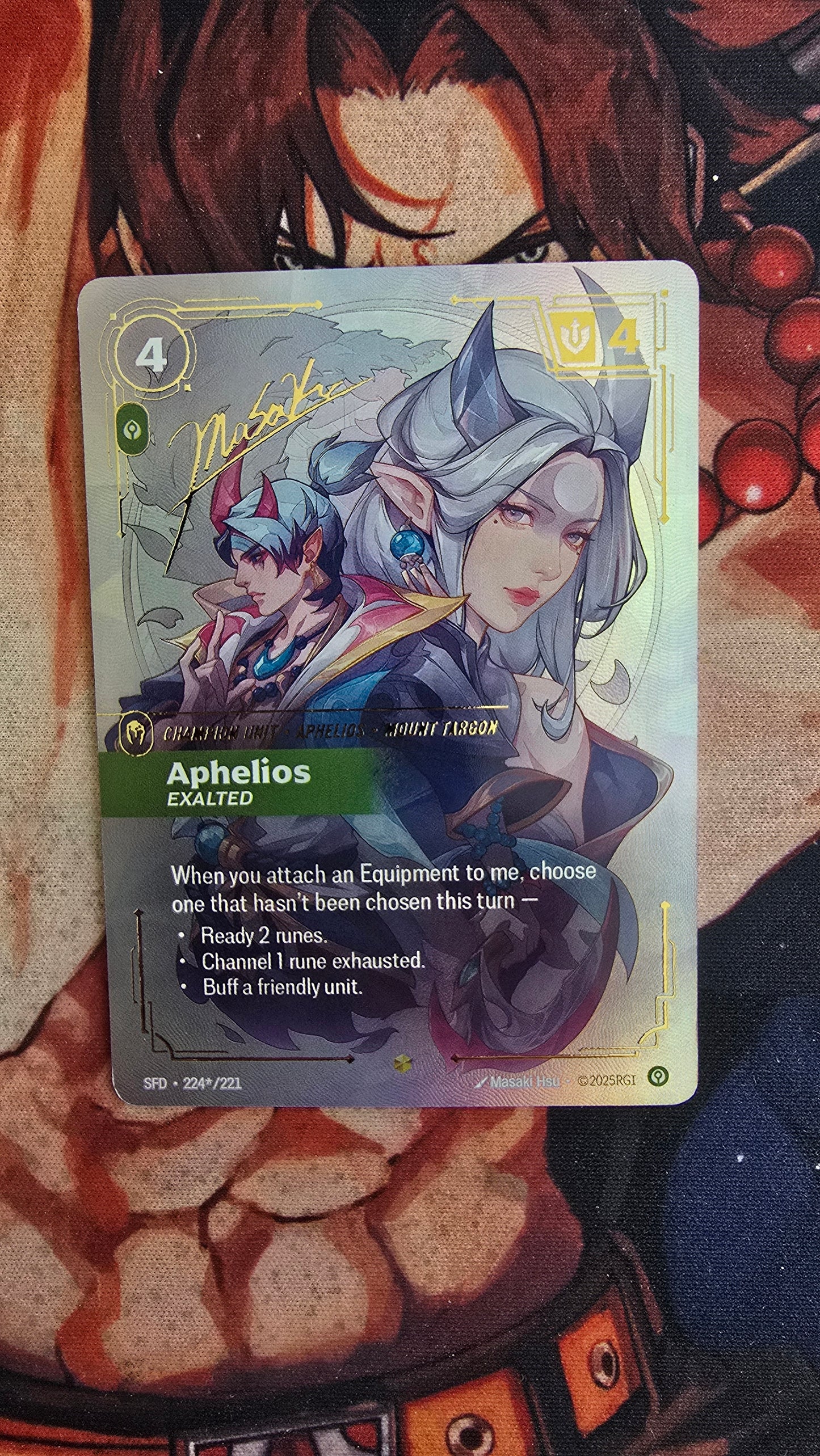 League of Legends Spiritforged Signed Overnumbered Riftbound TCG Textured Promo Custom Made Cards