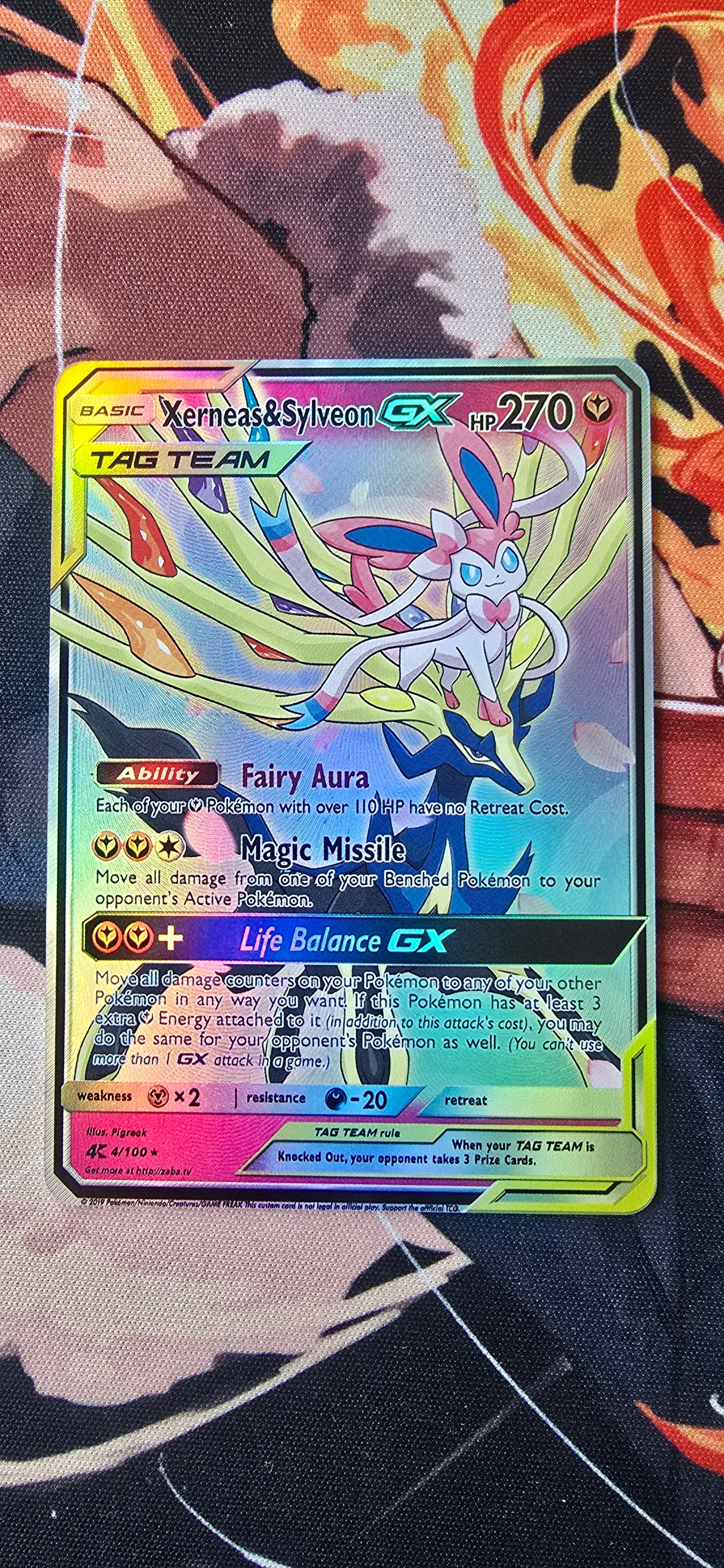 Tag Team Legendary Eeveelution 9 Card Bundle Umbreon Espeon Sylveon Glaceon Leafeon Flareon Jolteon Eevee Premium Quality Custom Made Pokemon Cards