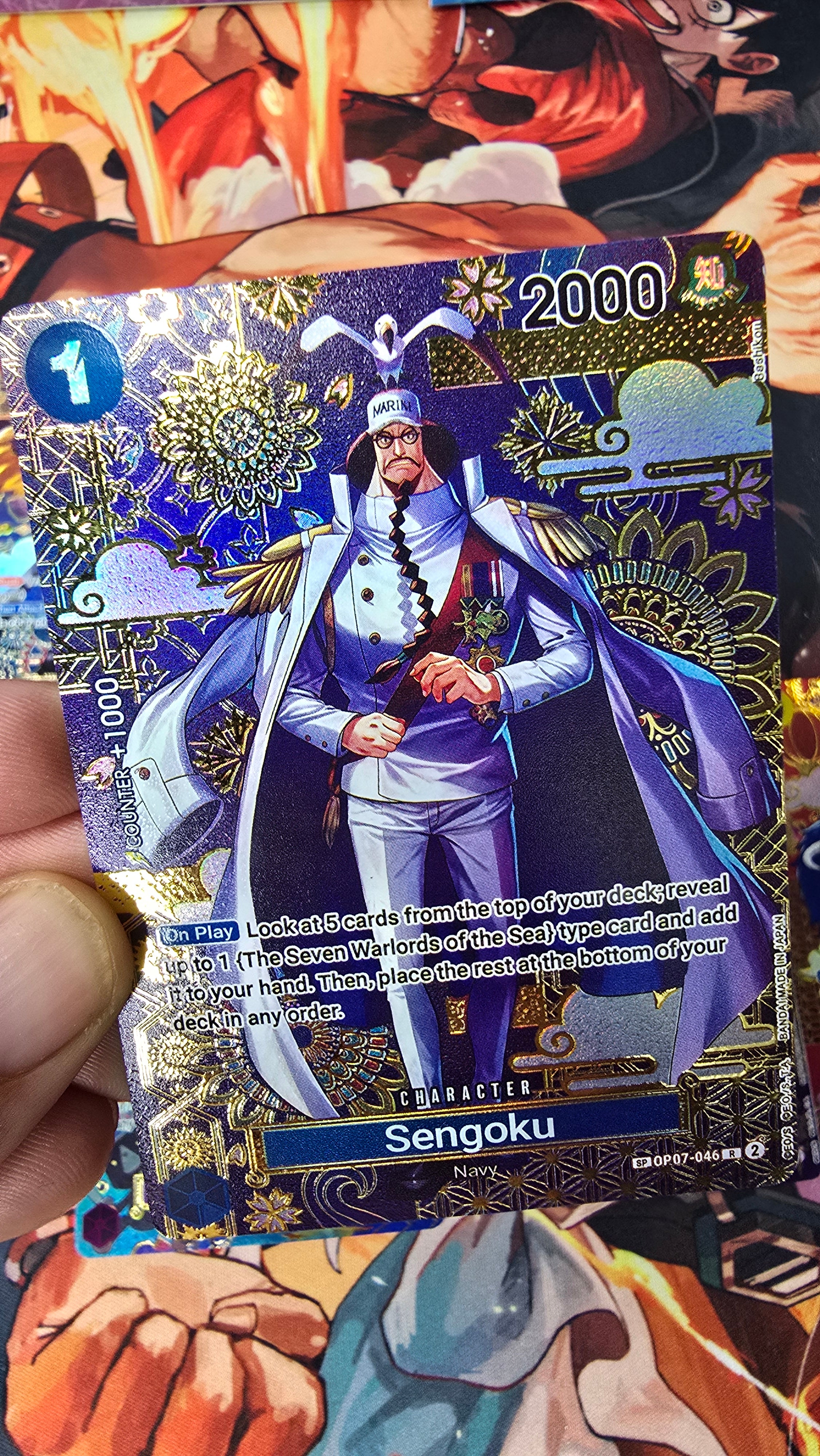 OP14 SP Boa Hancock Dracule Mihawk Sugar Kid & Killer Sengoku