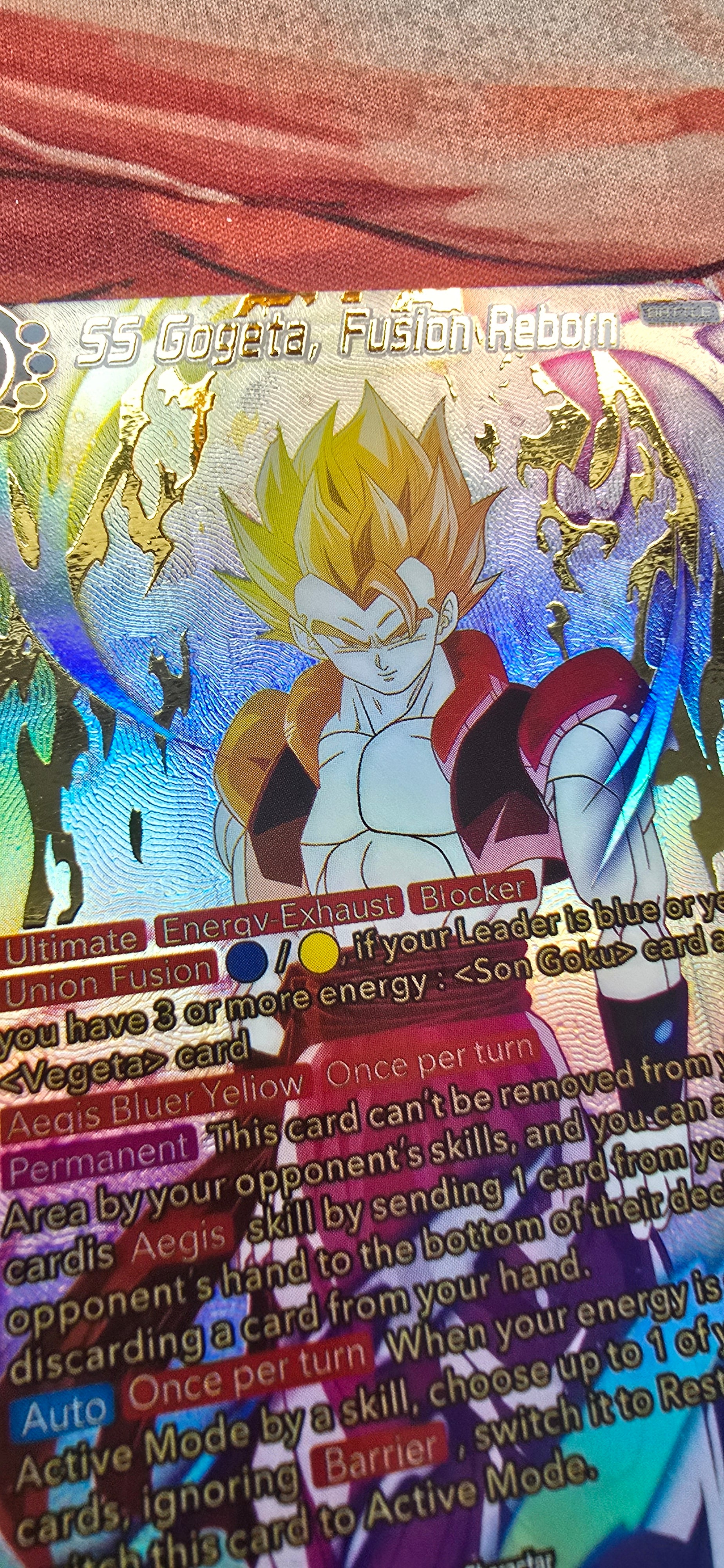 SS Gogeta, Fusion Reborn BT22-140 Critical Blow Dragon Ball Super