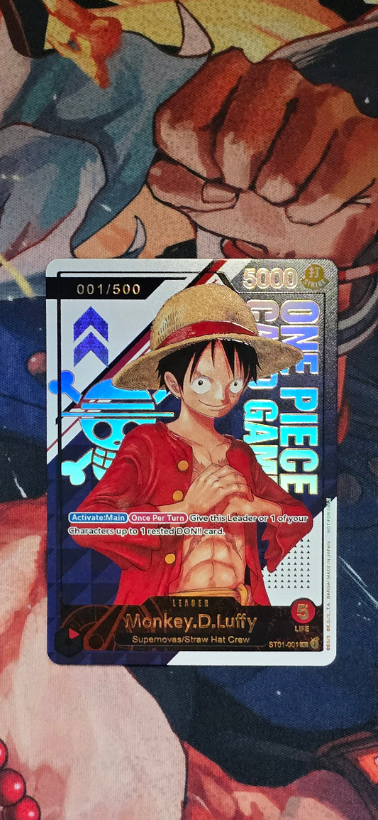 ST01 Monkey D Luffy Serialised Flagship TCG Textured Premium OP One Piece Proxy English