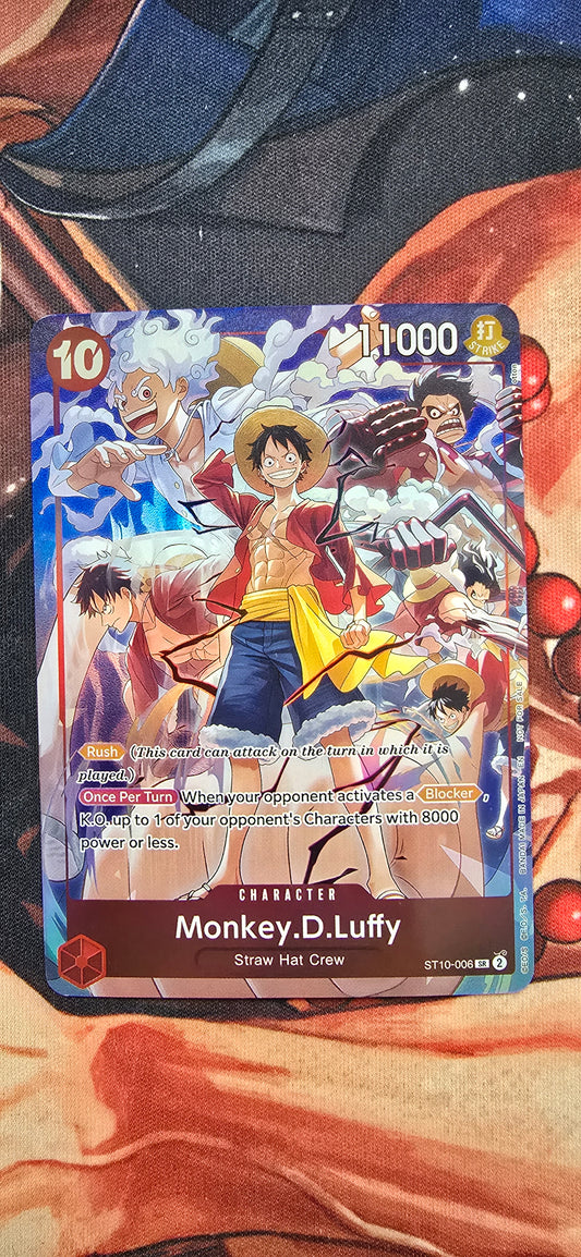 One Piece Day 2024 Monkey D Luffy Promo ST10-006 TCG Premium Textured English Proxy