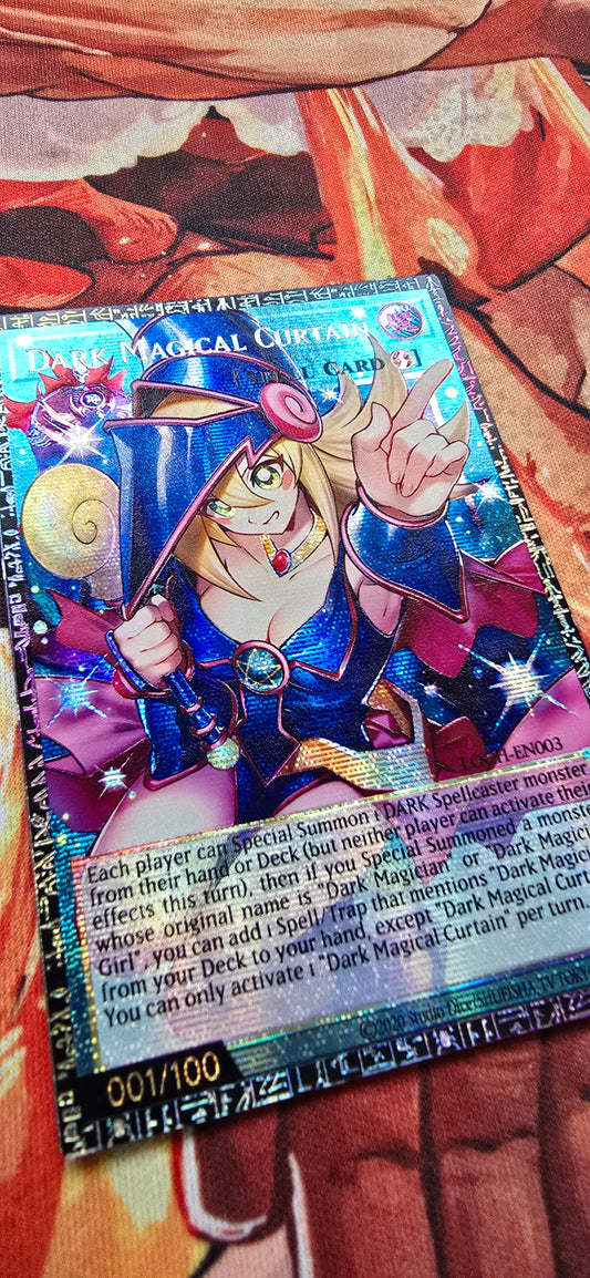 Dark Magical Curtain GMR Grandmaster Serial Yugioh Card Game TCG Premium Textured Custom Made Proxy English
