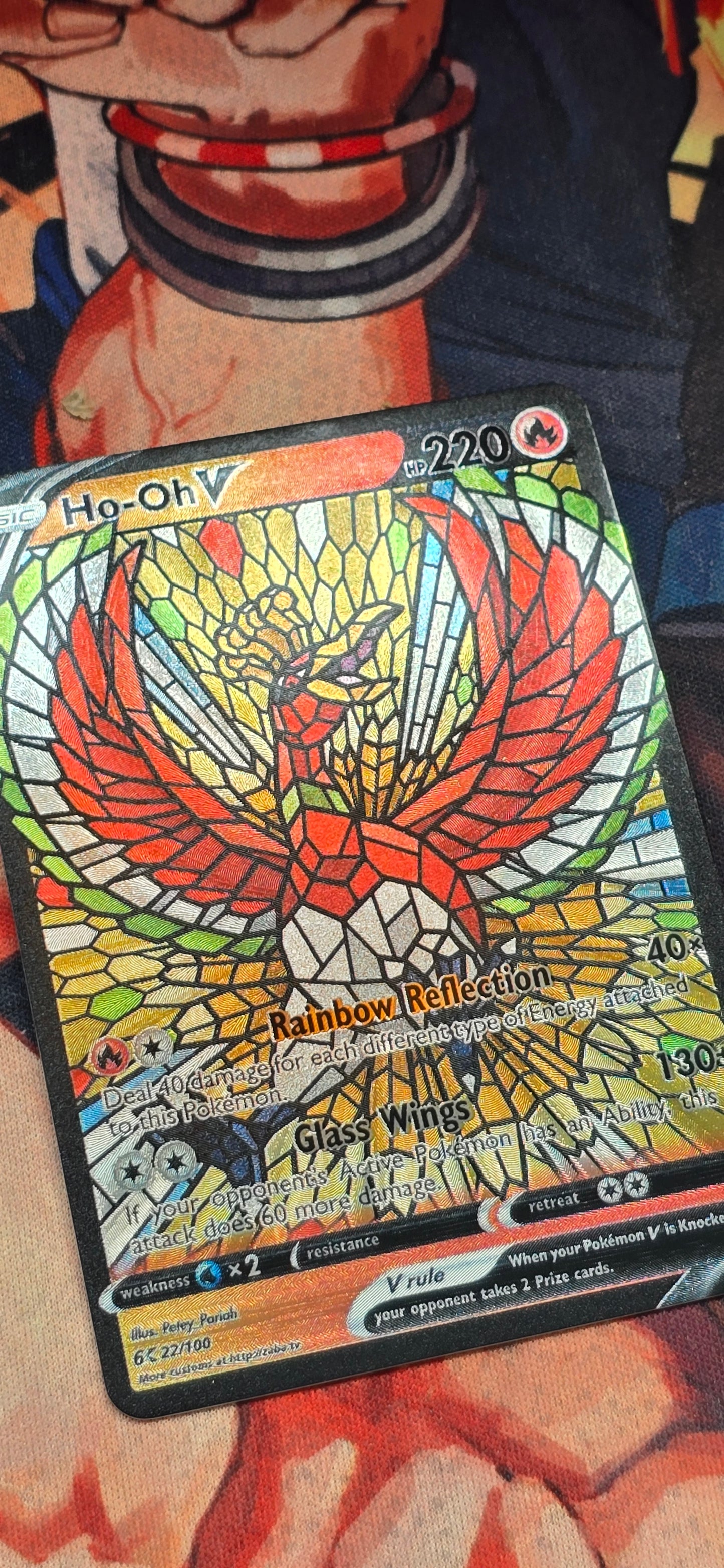 Legendary Pokemon Mosaic Style Premium Textured Holo Quality Custom Made Cards