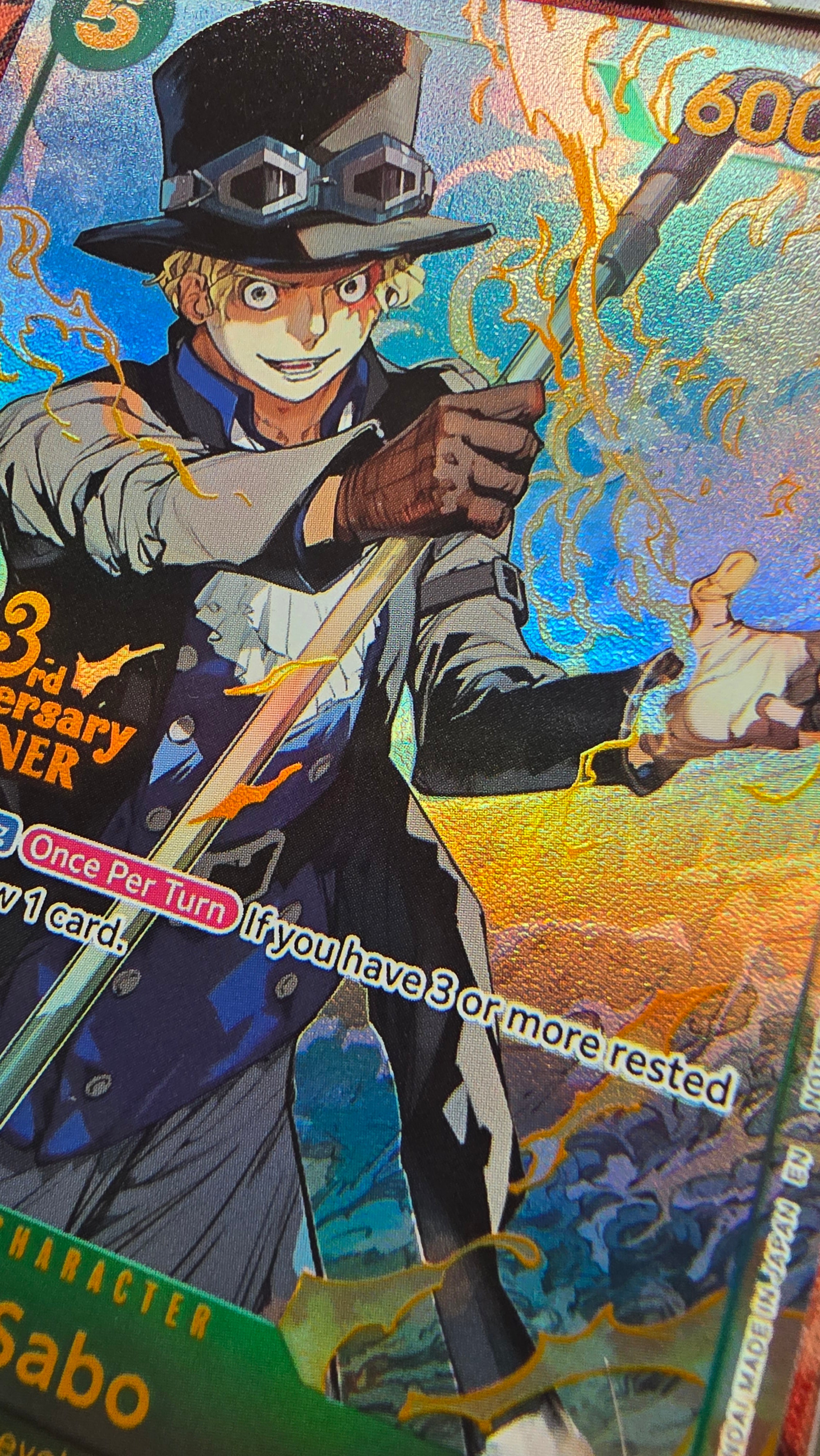 3 Card Bundle - 3rd Anniversary Winner Monkey D Luffy, Sabo