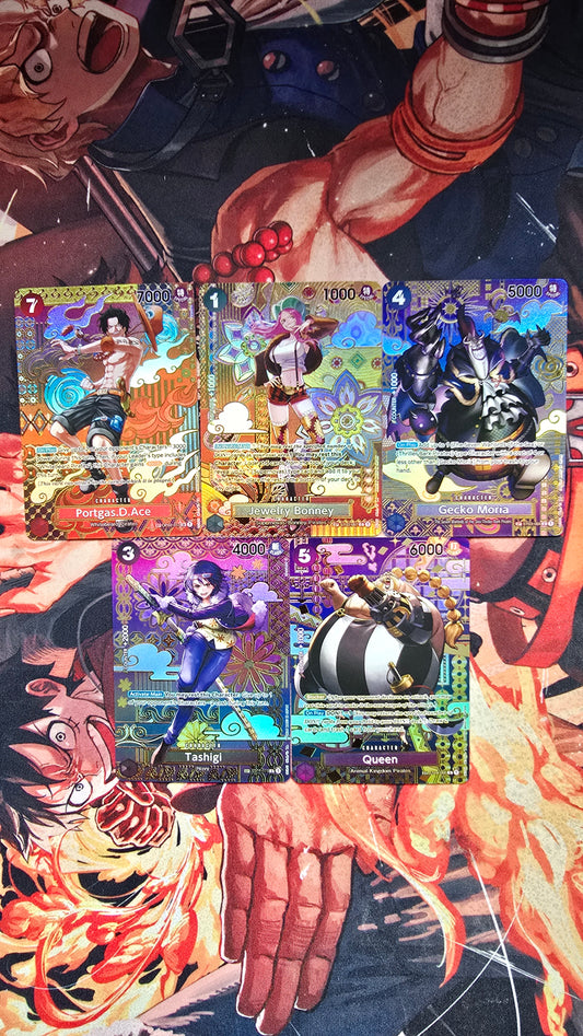 OP08 SP Cards! One Piece Card Game OP TCG Premium Textured Proxy English