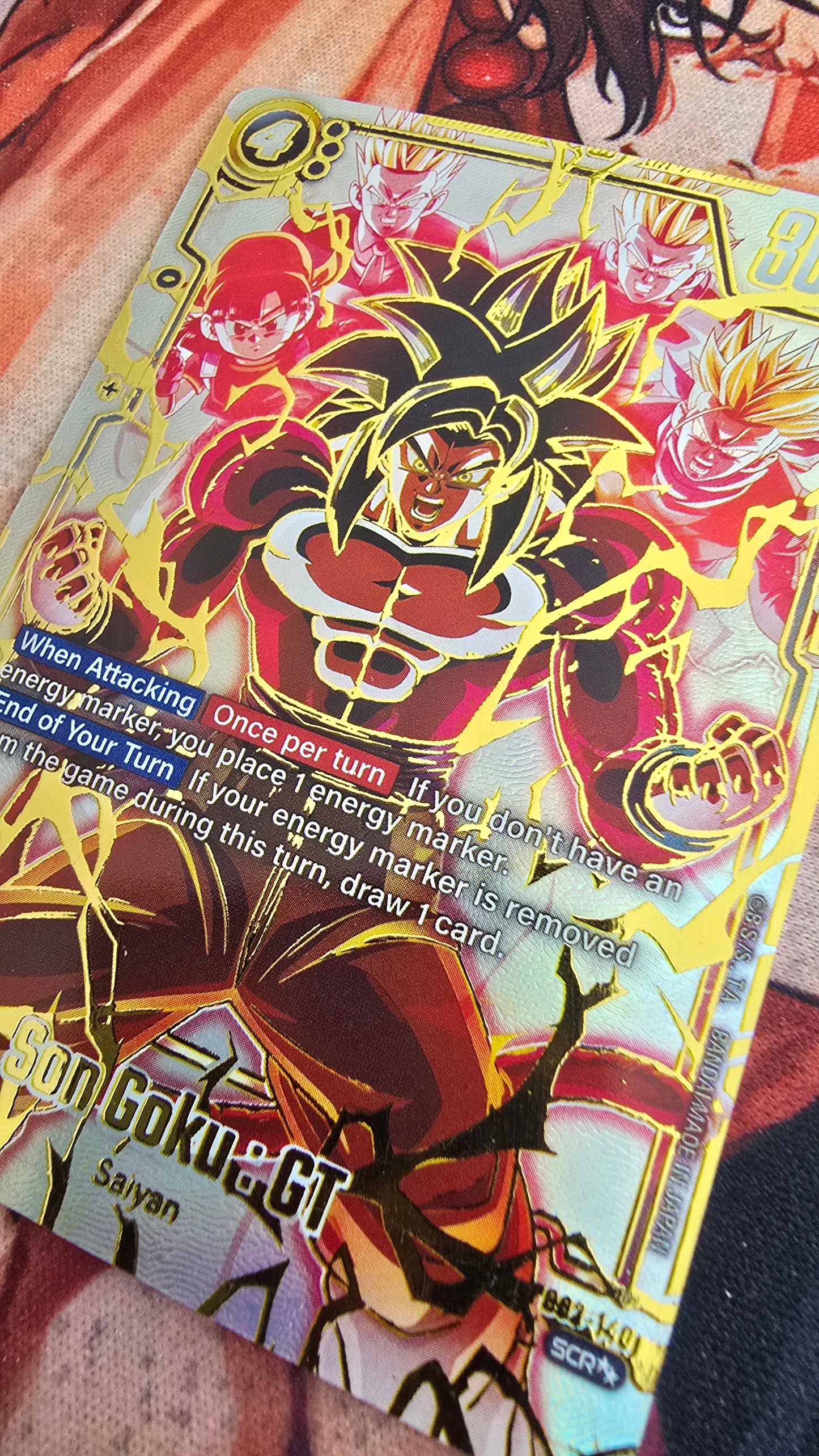 Son Goku GT FB03-140 Super Alternate Art Dragon Ball Fusion World Card Proxy English