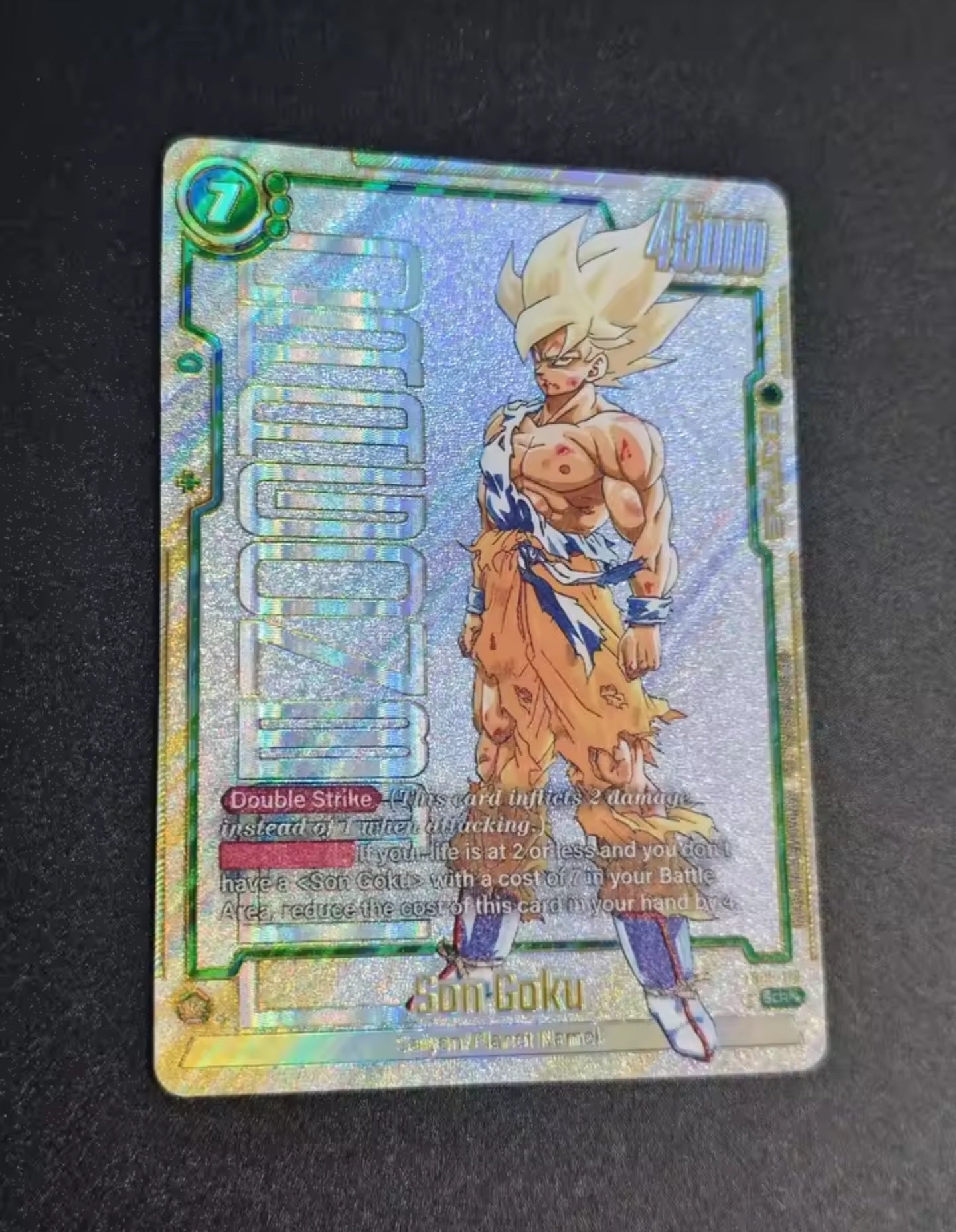 Manga Son Goku FB05-119 Super Alternate Art Manga Booster 01 SB01 Dragon Ball Card Proxy