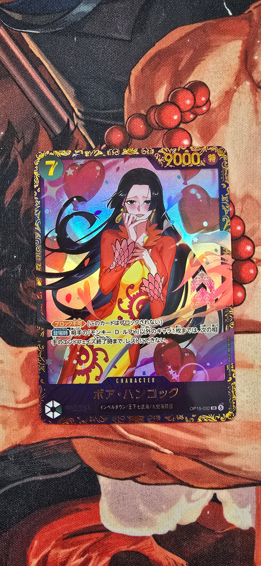 Boa Hancock Flagship Battle OP16-032 One Piece TCG Textured Custom Made Proxy Card Japanese