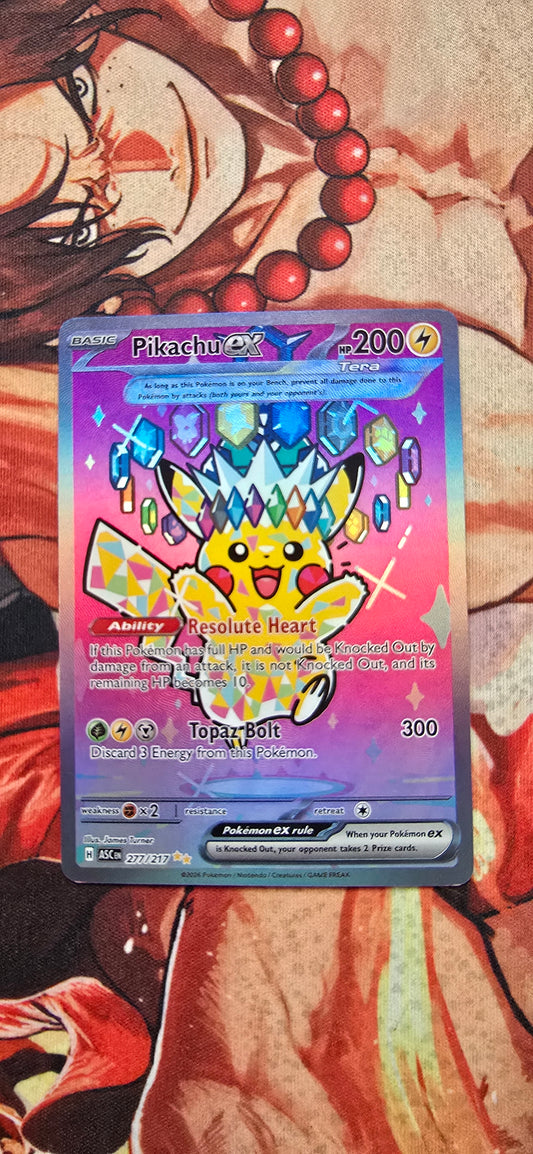 Pikachu EX Ascended Heroes SIR Special Illustration Rare Pokemon 277/2174 Custom Made Proxy