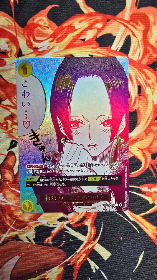 OP14 Manga I'm scared... One Piece Boa Hancock Custom Made Card OP TCG Proxy Japanese